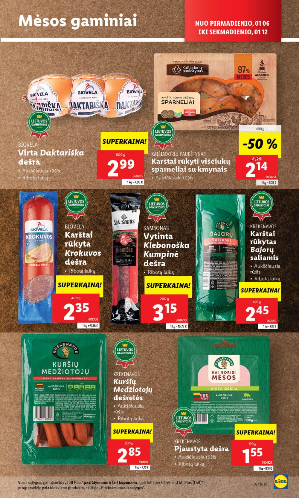 lidl - LIDL - Maisto prekių pasiūlymai (2025 01 06 - 2025 01 12) - page: 27