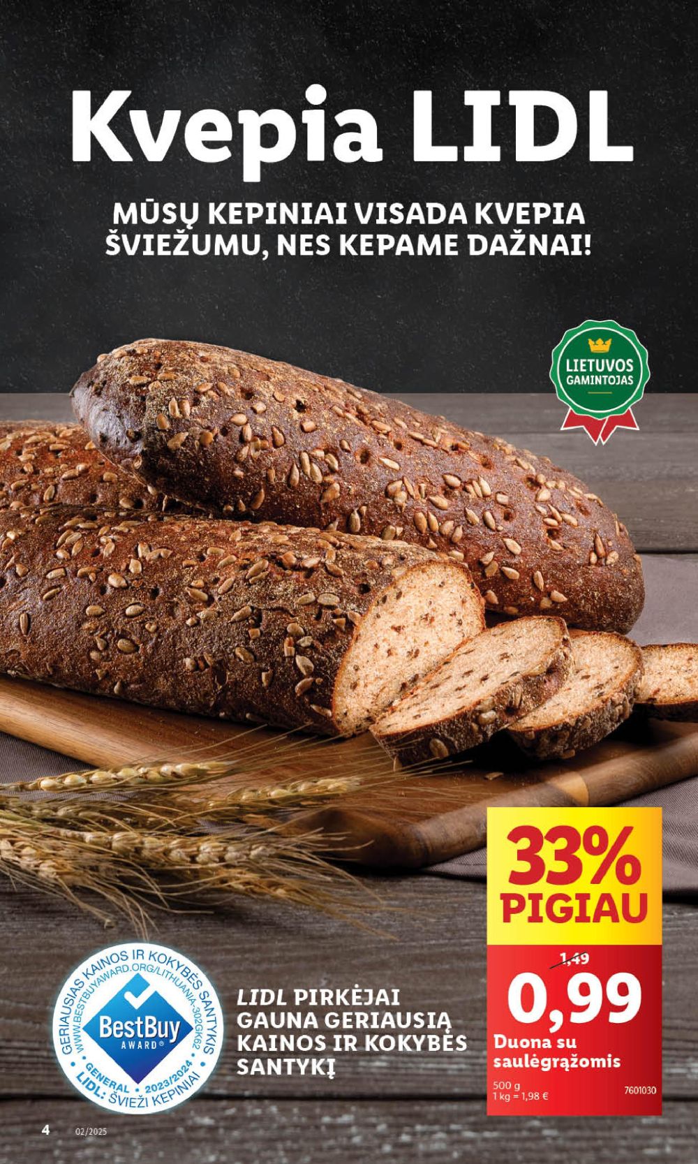 lidl - LIDL - Maisto prekių pasiūlymai (2025 01 06 - 2025 01 12) - page: 4