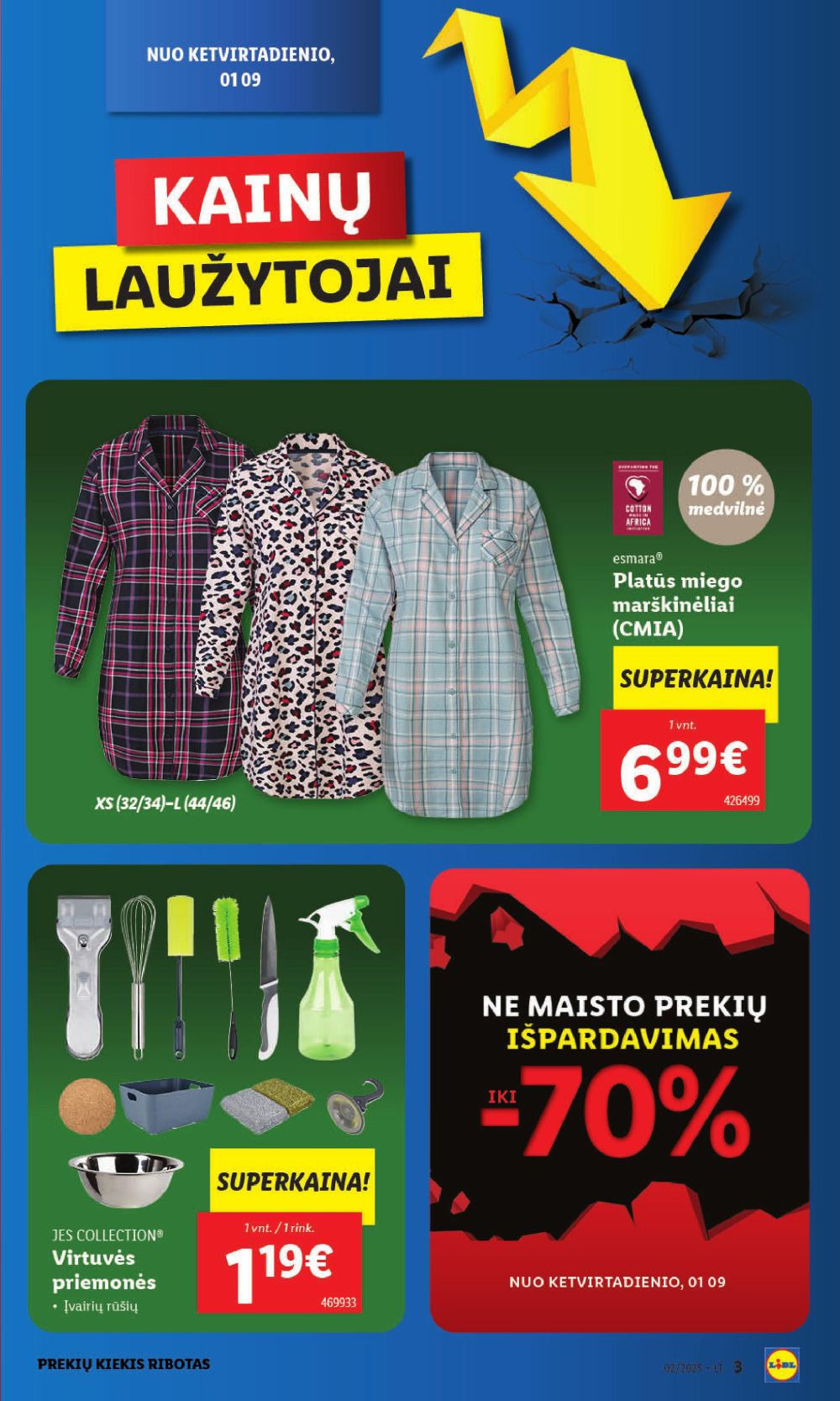 lidl - LIDL - Ne maisto prekių pasiūlymai (2025 01 06 - 2025 01 12) - page: 3