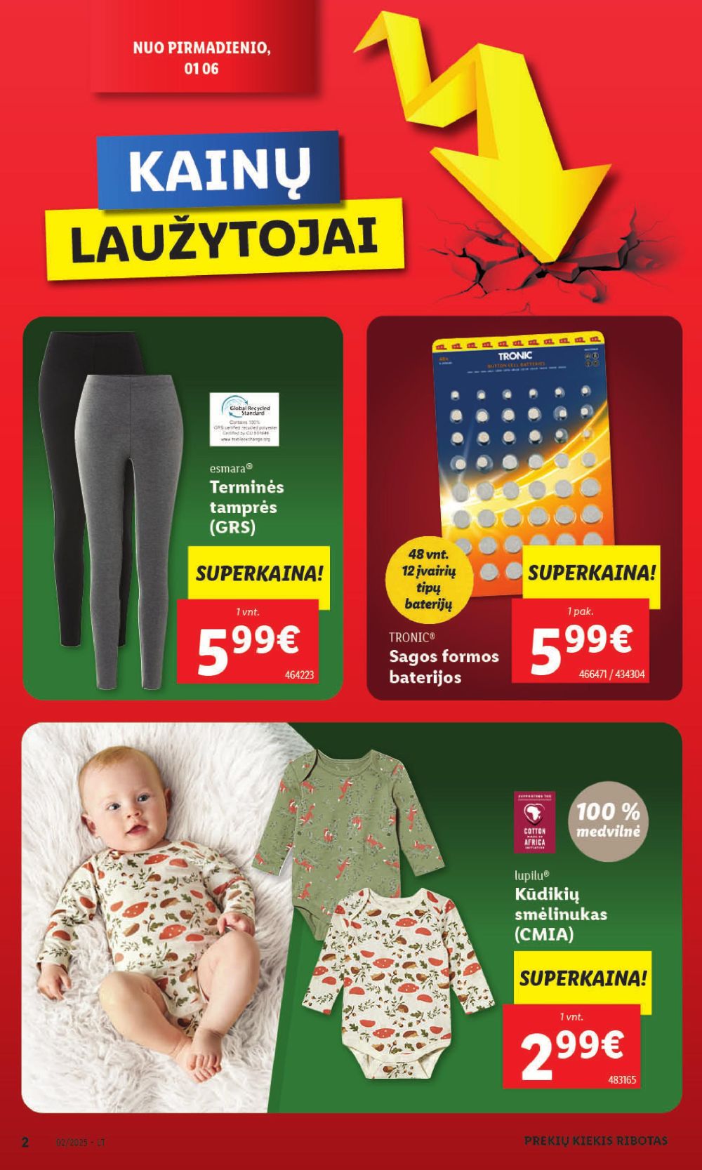 lidl - LIDL - Ne maisto prekių pasiūlymai (2025 01 06 - 2025 01 12) - page: 2