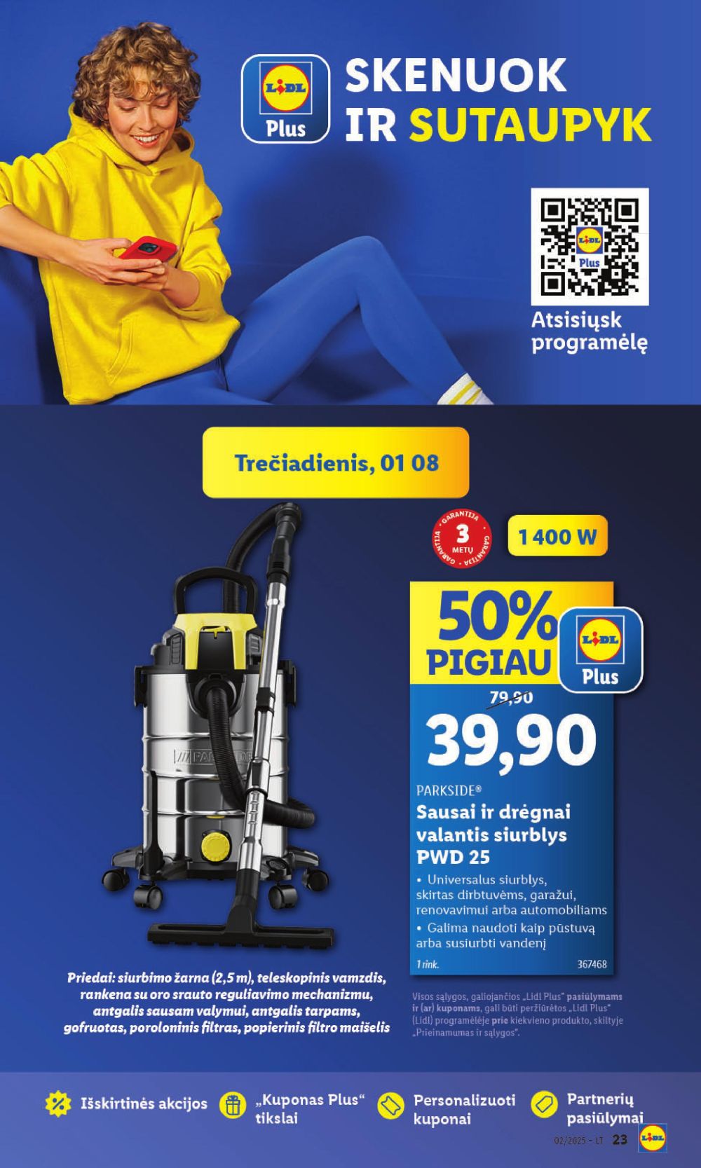 lidl - LIDL - Ne maisto prekių pasiūlymai (2025 01 06 - 2025 01 12) - page: 23