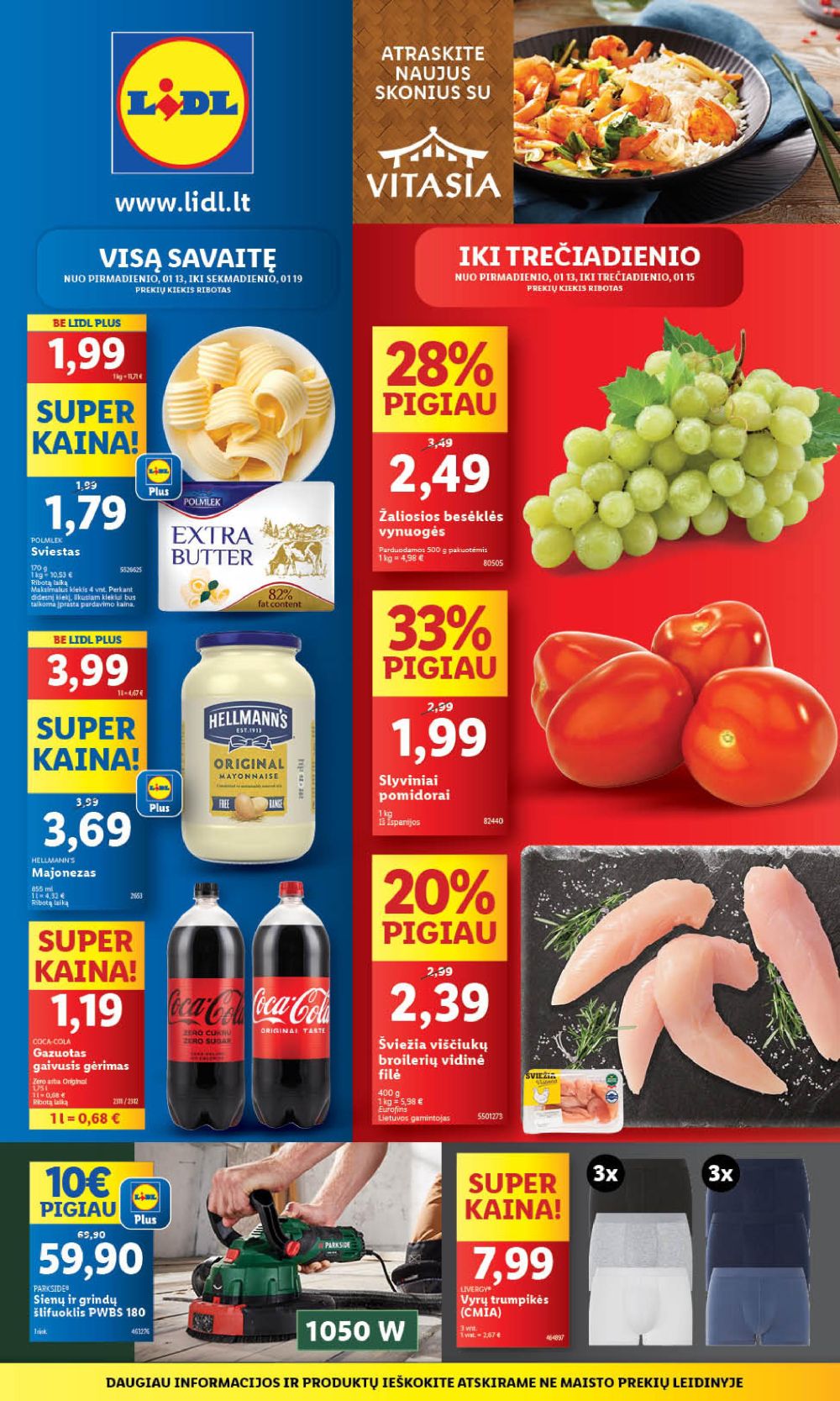 lidl - LIDL - Maisto prekių pasiūlymai (2025 01 13 - 2025 01 19)