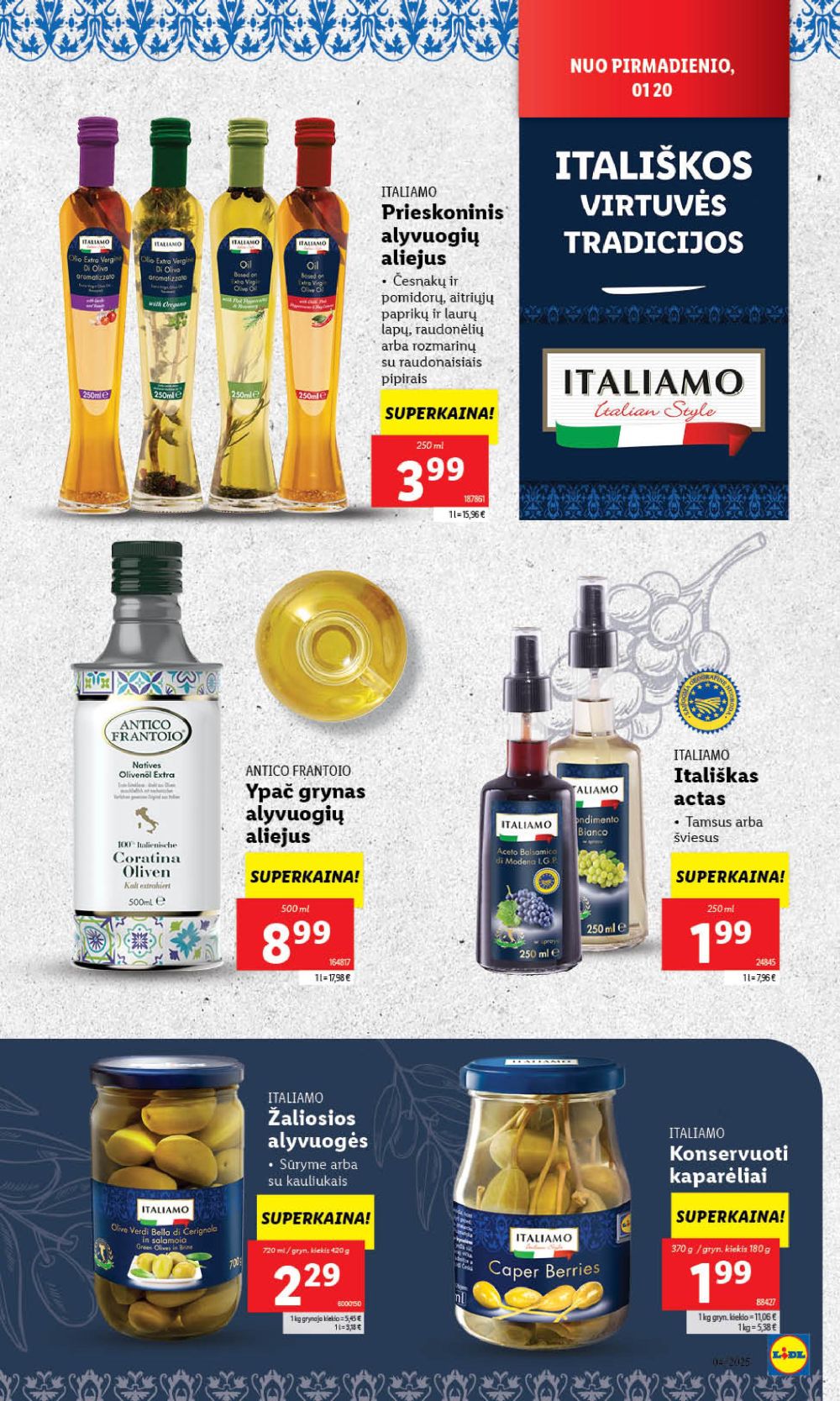 lidl - LIDL - Maisto prekių pasiūlymai (2025 01 20 - 2025 01 26) - page: 20