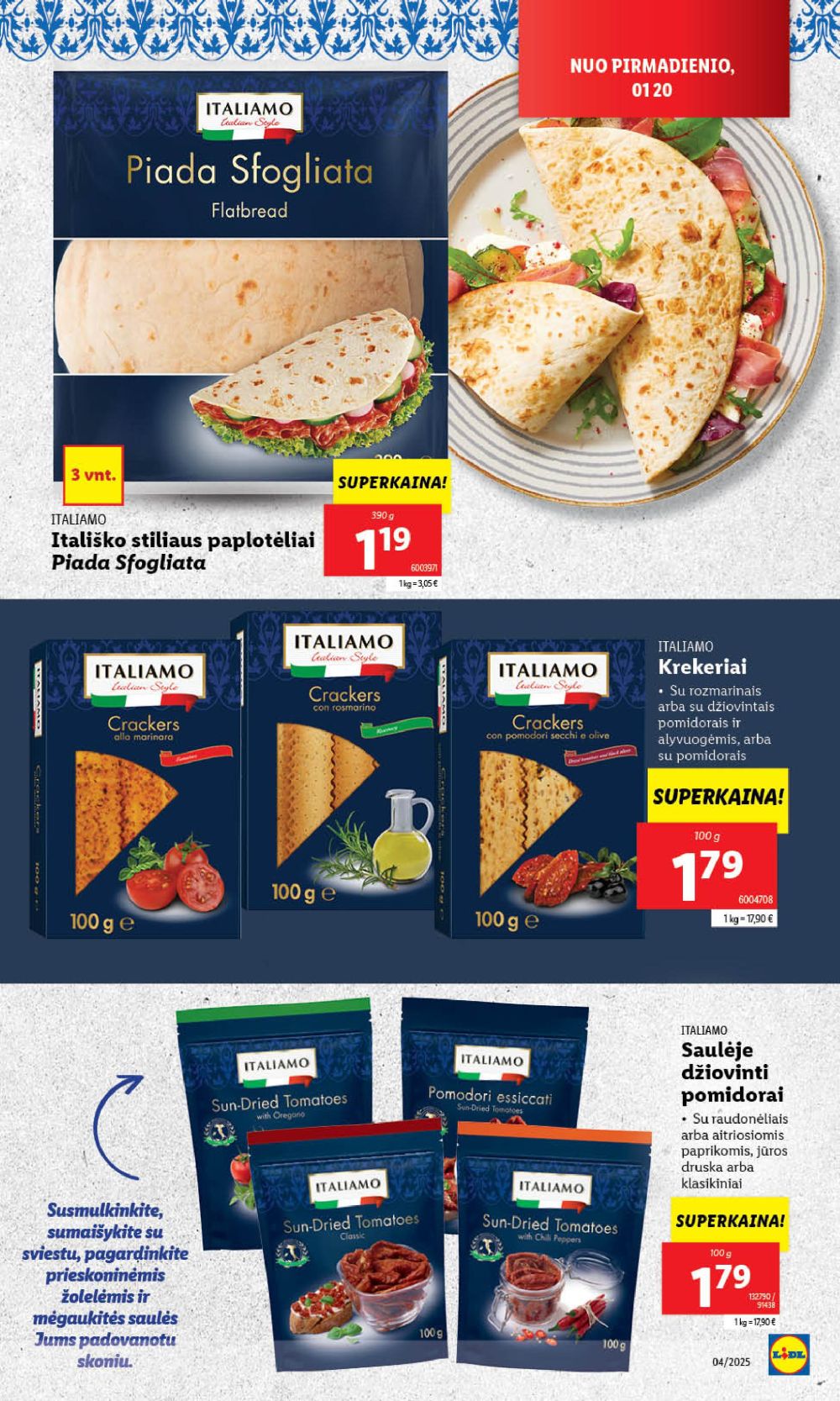 lidl - LIDL - Maisto prekių pasiūlymai (2025 01 20 - 2025 01 26) - page: 25