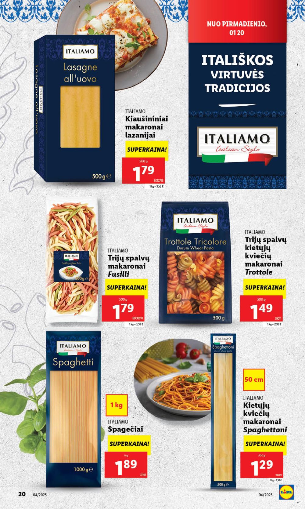 lidl - LIDL - Maisto prekių pasiūlymai (2025 01 20 - 2025 01 26) - page: 22