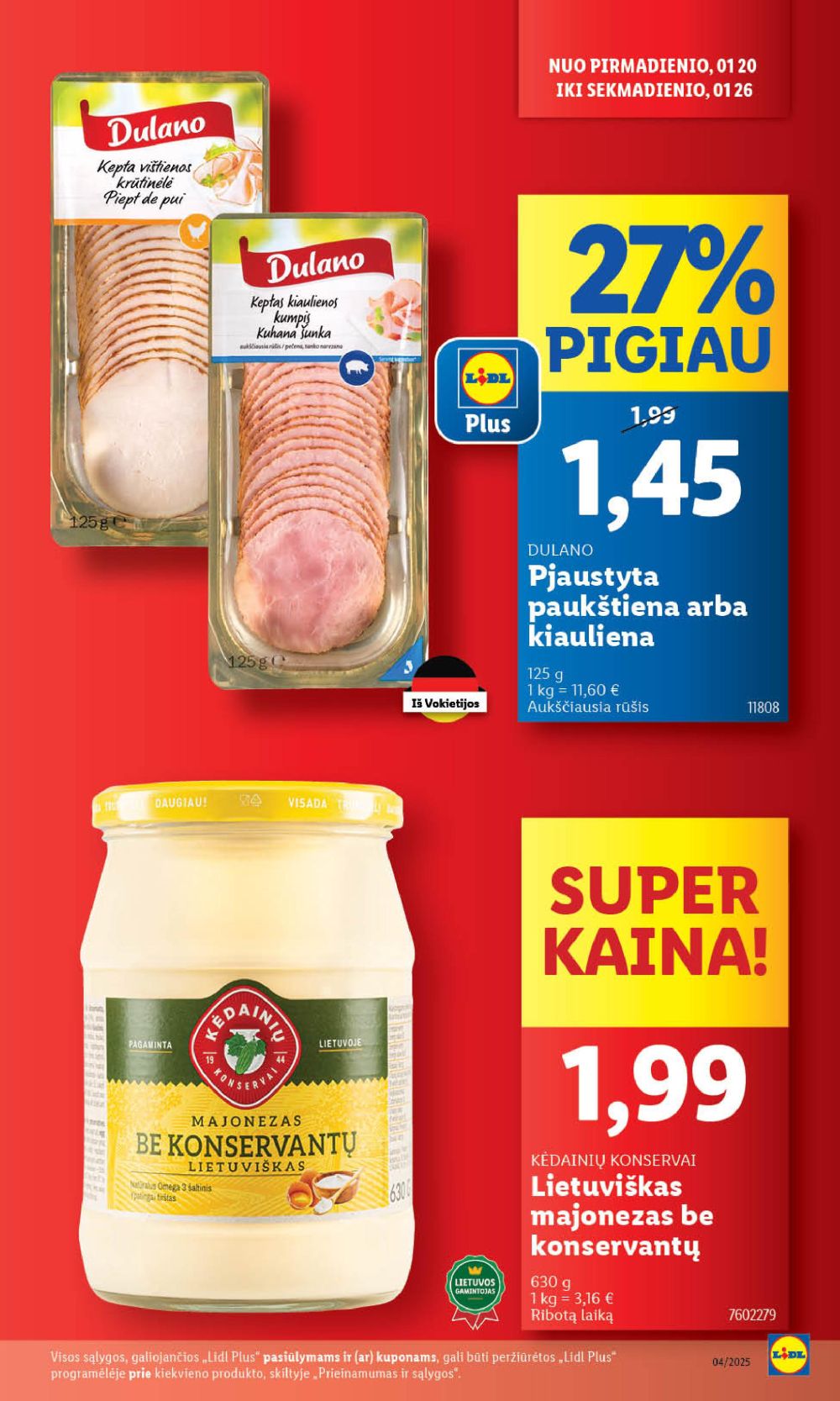 lidl - LIDL - Maisto prekių pasiūlymai (2025 01 20 - 2025 01 26) - page: 10