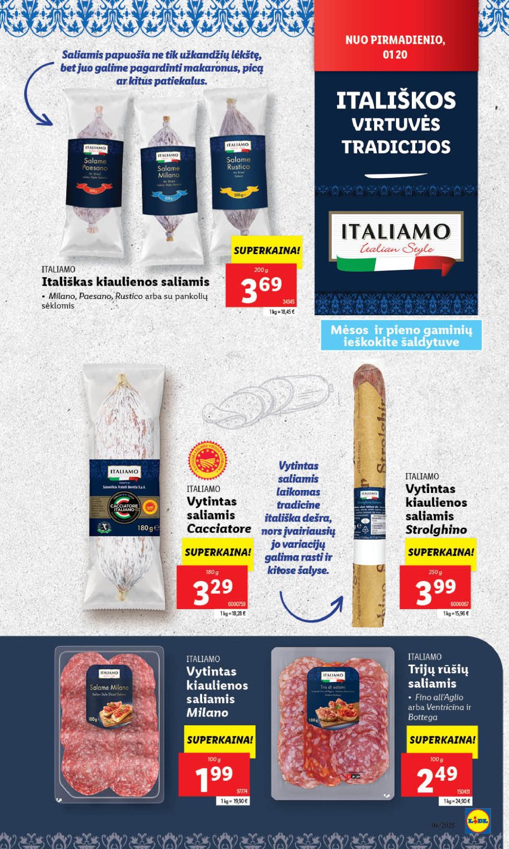 lidl - LIDL - Maisto prekių pasiūlymai (2025 01 20 - 2025 01 26) - page: 14