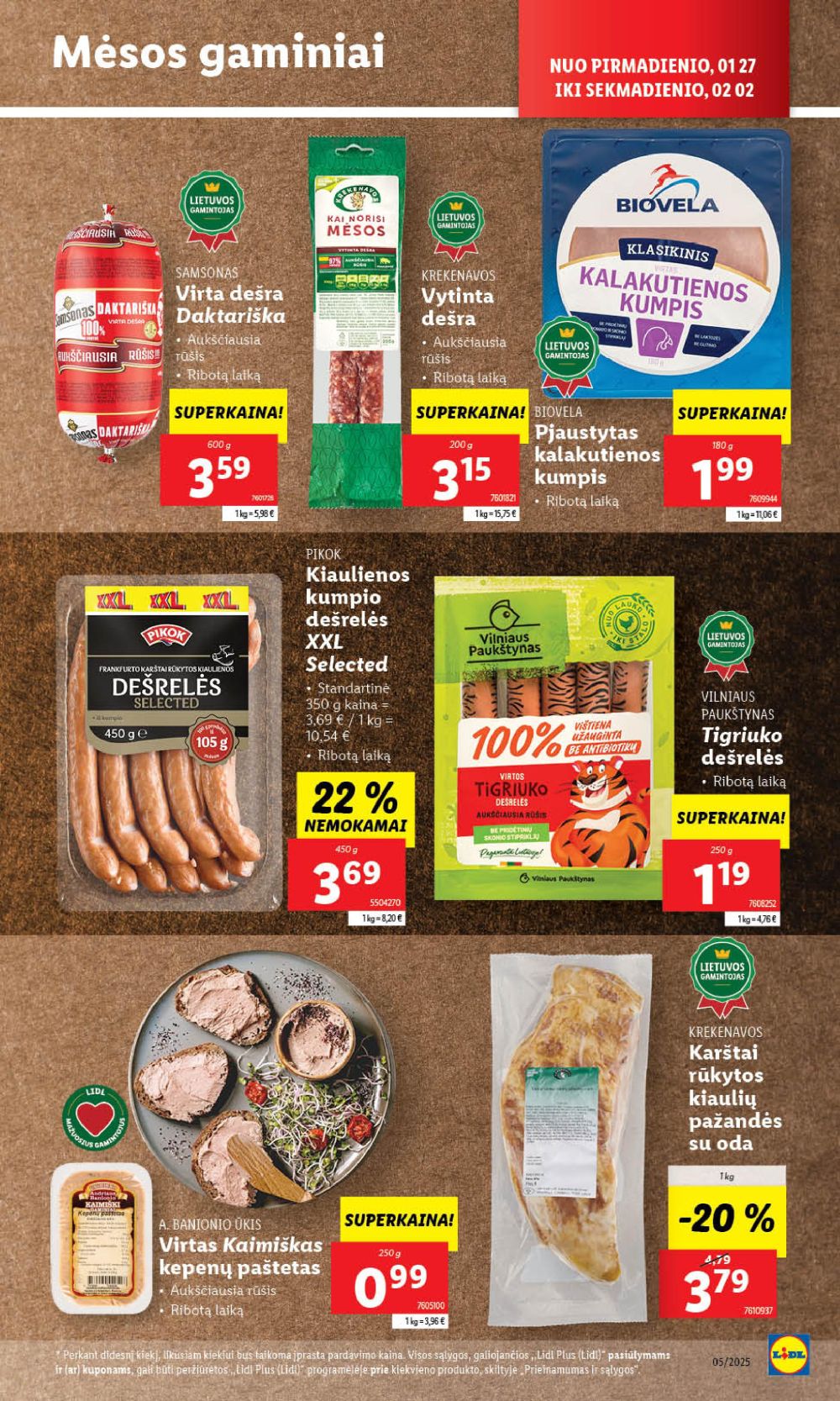 lidl - LIDL - Maisto prekių pasiūlymai (2025 01 27 - 2025 02 02) - page: 29