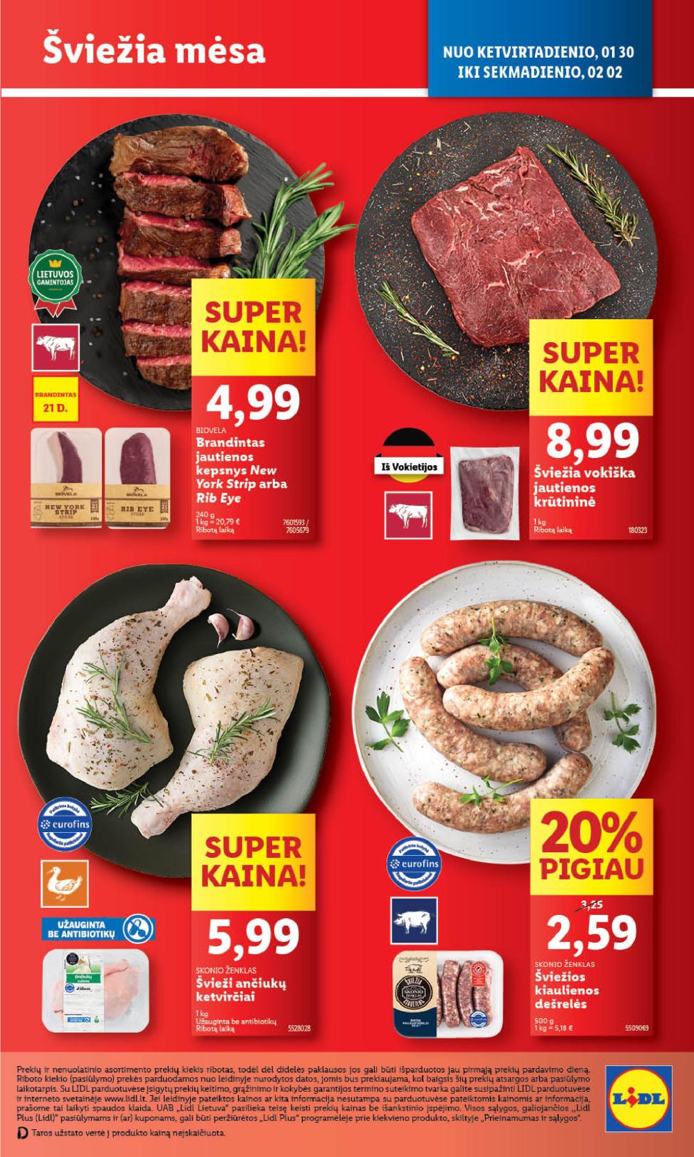 lidl - LIDL - Maisto prekių pasiūlymai (2025 01 27 - 2025 02 02) - page: 43