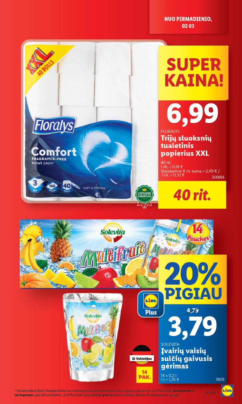 lidl - LIDL - Maisto prekių pasiūlymai (2025 02 03 - 2025 02 09) - page: 9