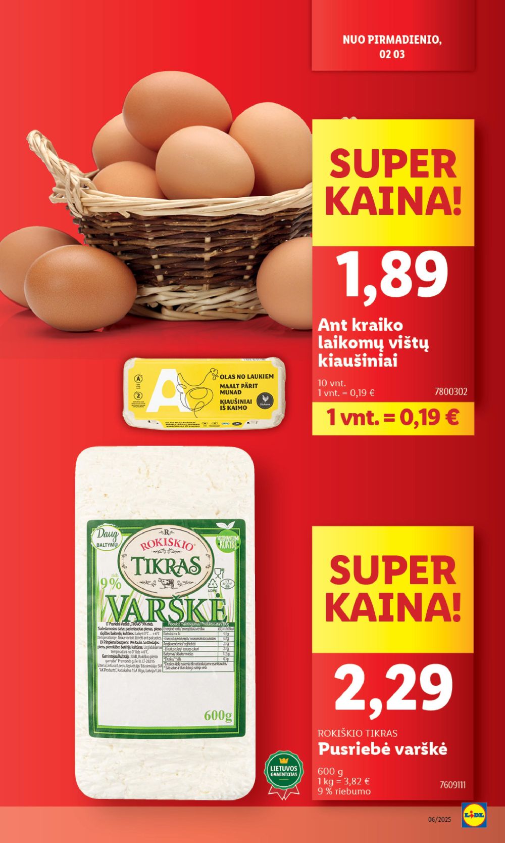 lidl - LIDL - Maisto prekių pasiūlymai (2025 02 03 - 2025 02 09) - page: 8