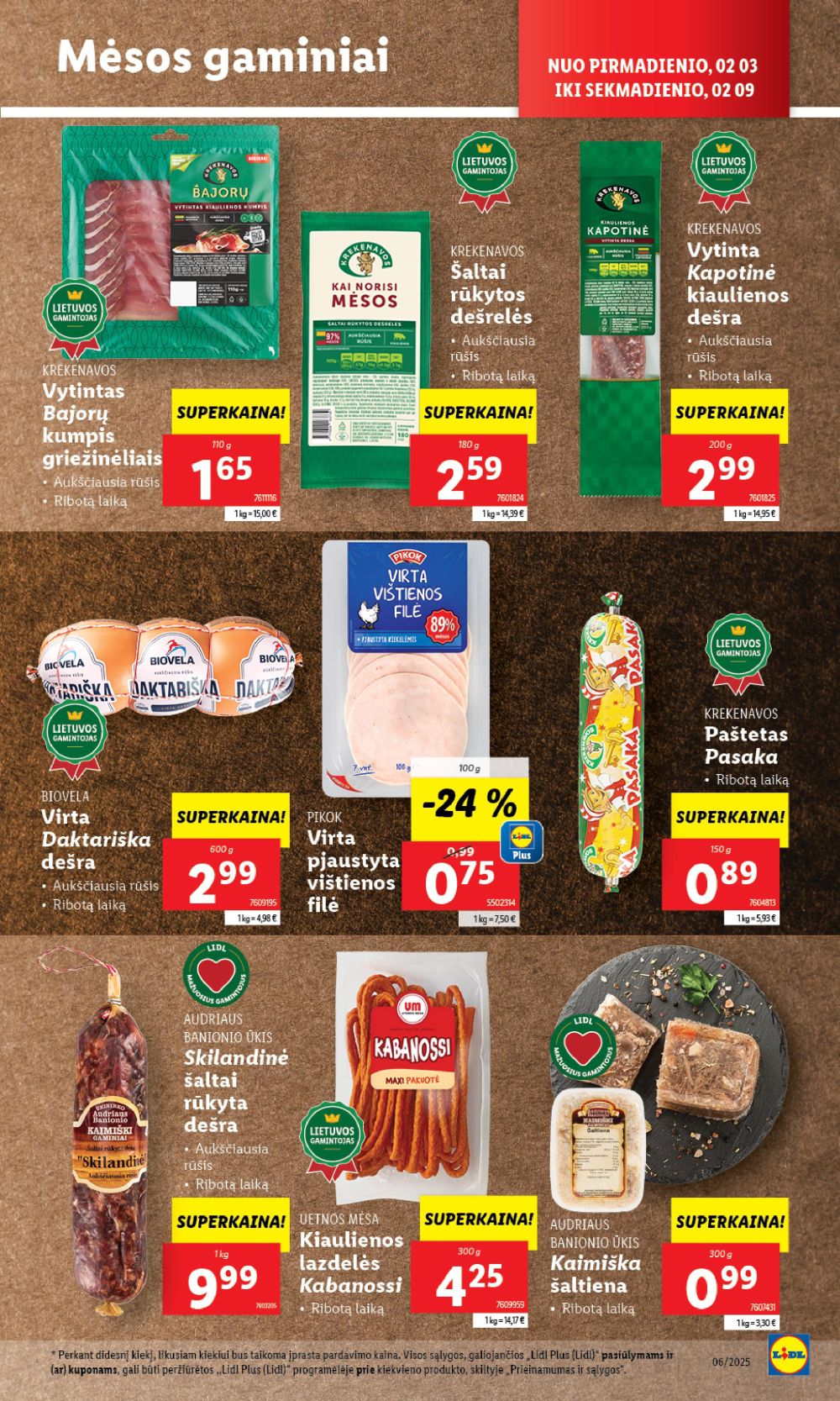 lidl - LIDL - Maisto prekių pasiūlymai (2025 02 03 - 2025 02 09) - page: 22