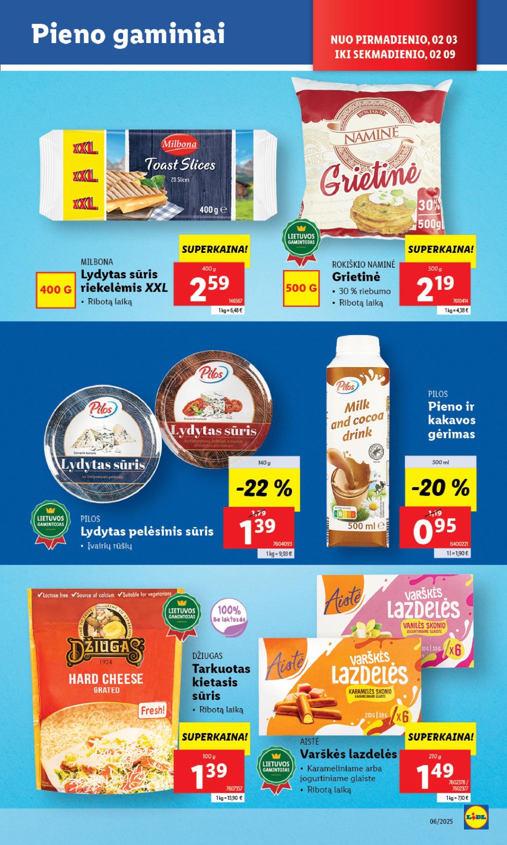 lidl - LIDL - Maisto prekių pasiūlymai (2025 02 03 - 2025 02 09) - page: 20