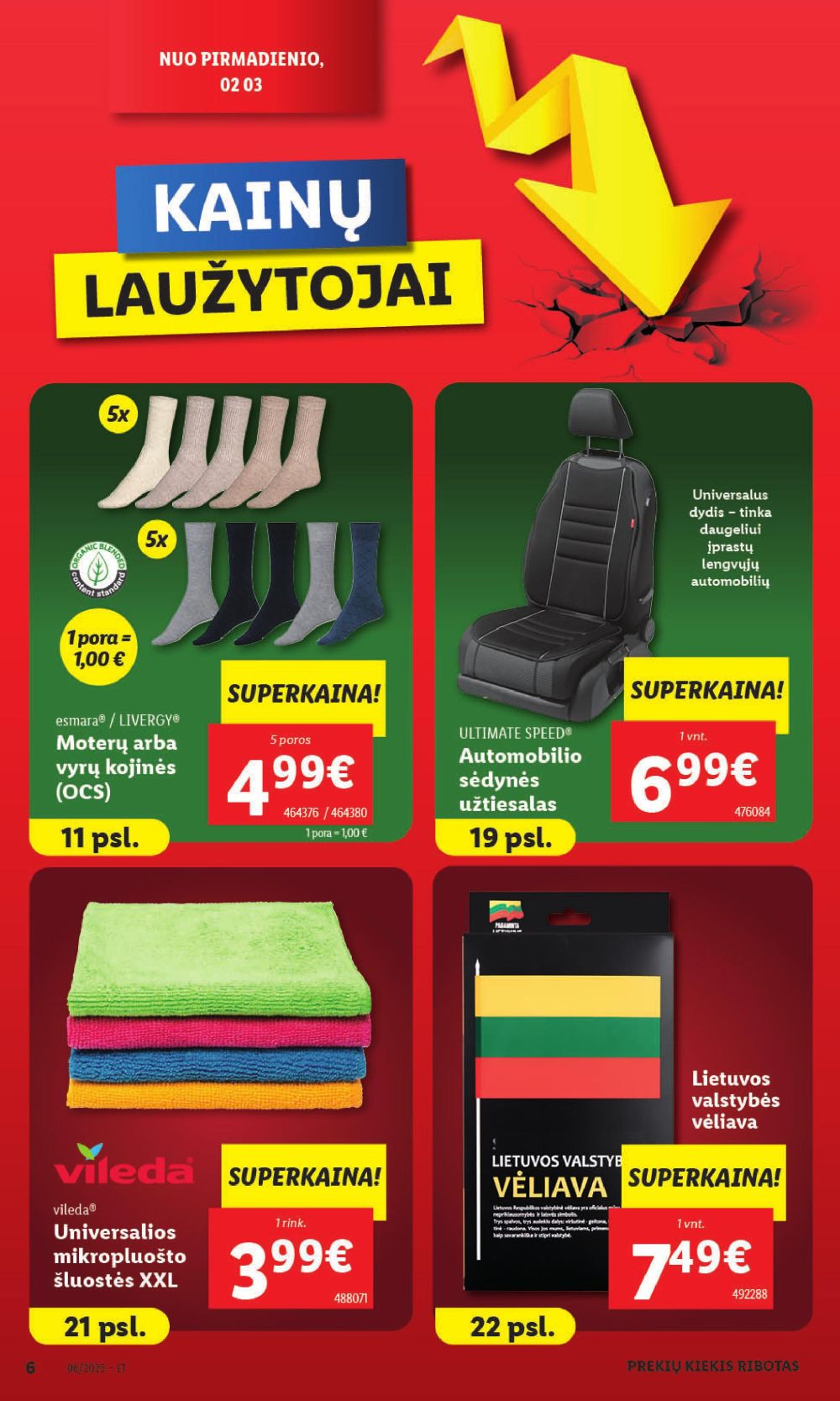 lidl - LIDL - Ne maisto prekių pasiūlymai (2025 02 03 - 2025 02 09) - page: 6