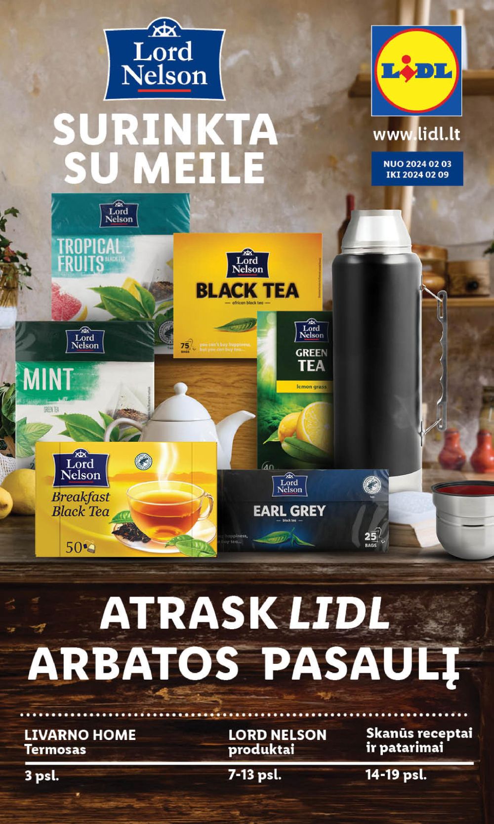 lidl - LIDL - Atrask LIDL arbatos pasaulį (2025 02 03 - 2025 02 09)