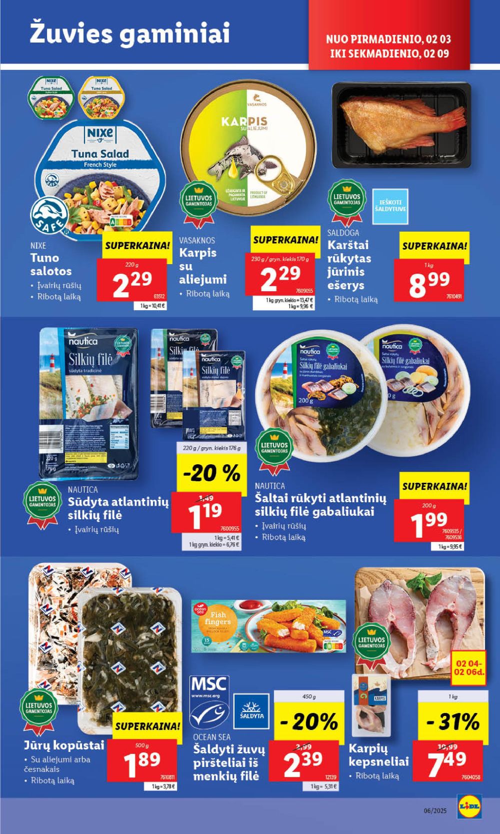 lidl - LIDL - Maisto prekių pasiūlymai (2025 02 06 - 2025 02 09) - page: 43