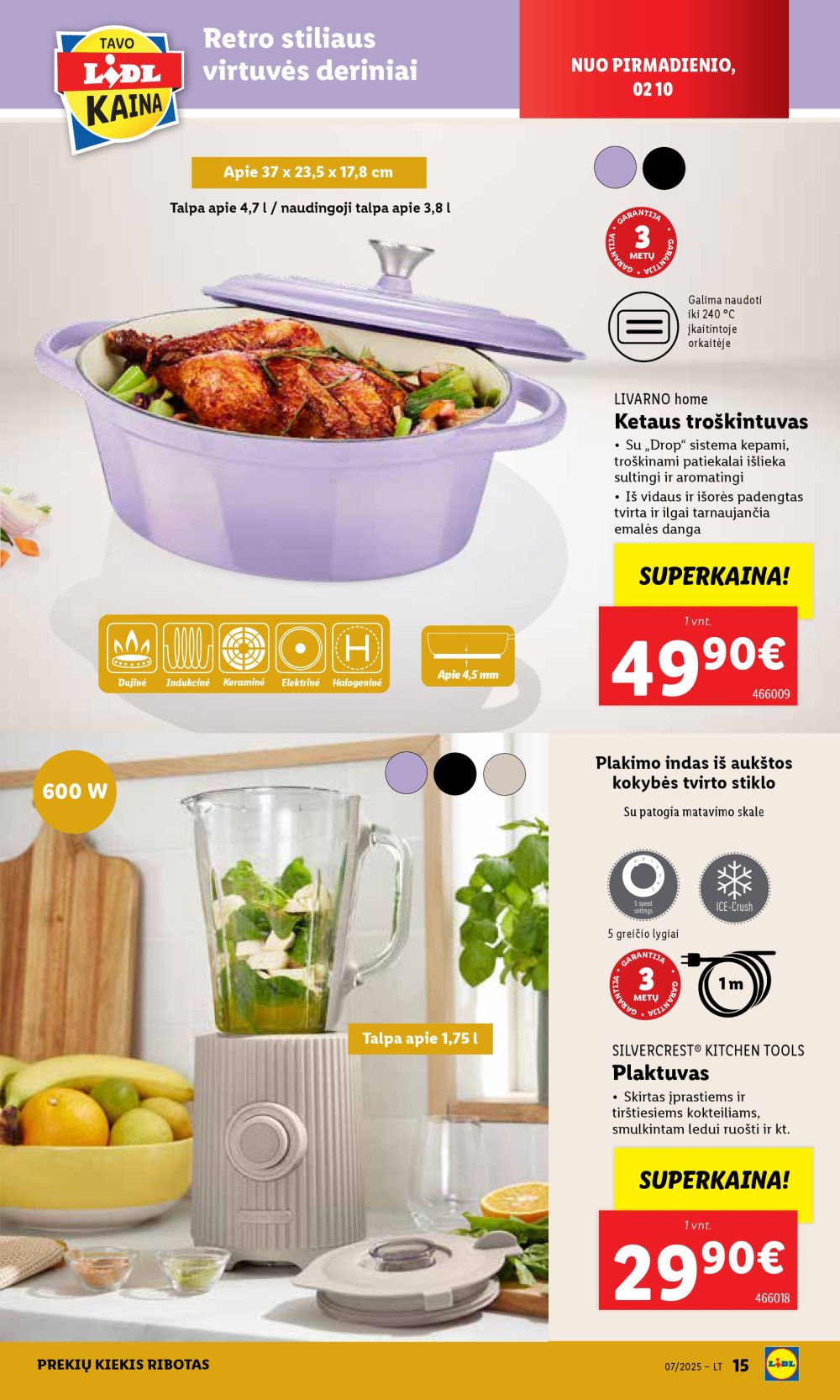 lidl - LIDL - Ne maisto prekių pasiūlymai (2025 02 10 - 2025 02 16) - page: 15