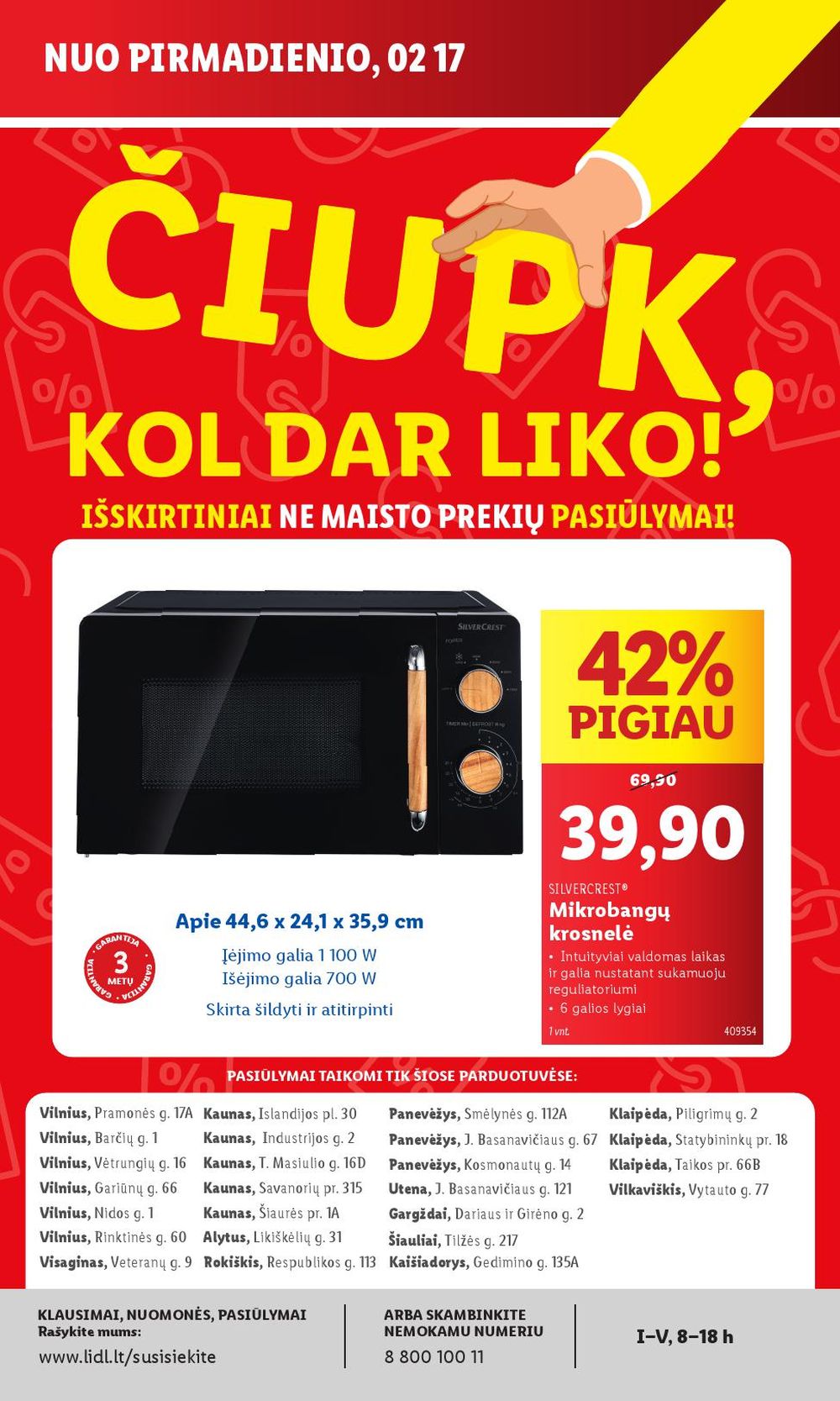 lidl - LIDL - Čiupk, kol dar liko! (2025 02 17 - 2025 02 23) - page: 8