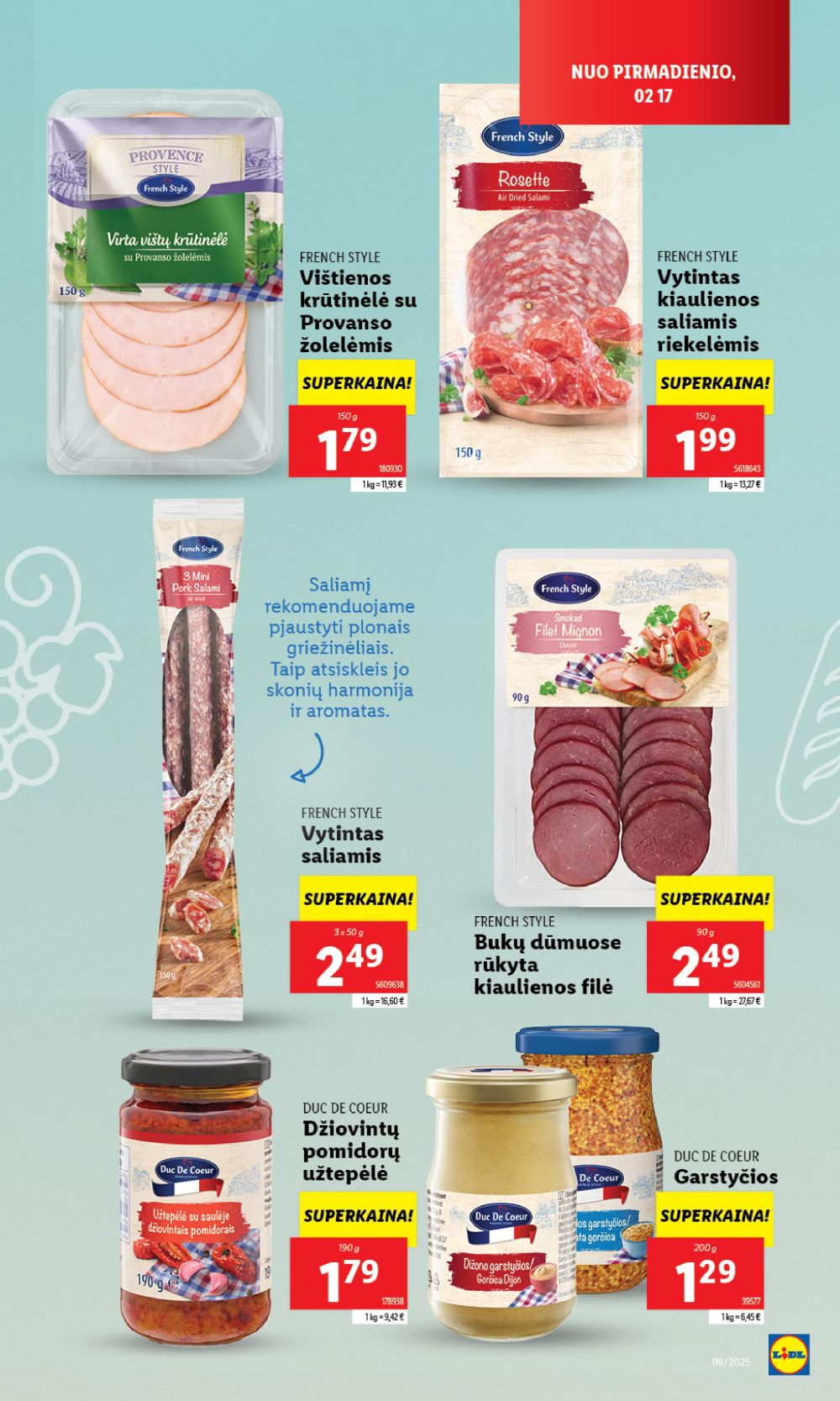 lidl - LIDL - Maisto prekių pasiūlymai (2025 02 17 - 2025 02 23) - page: 19