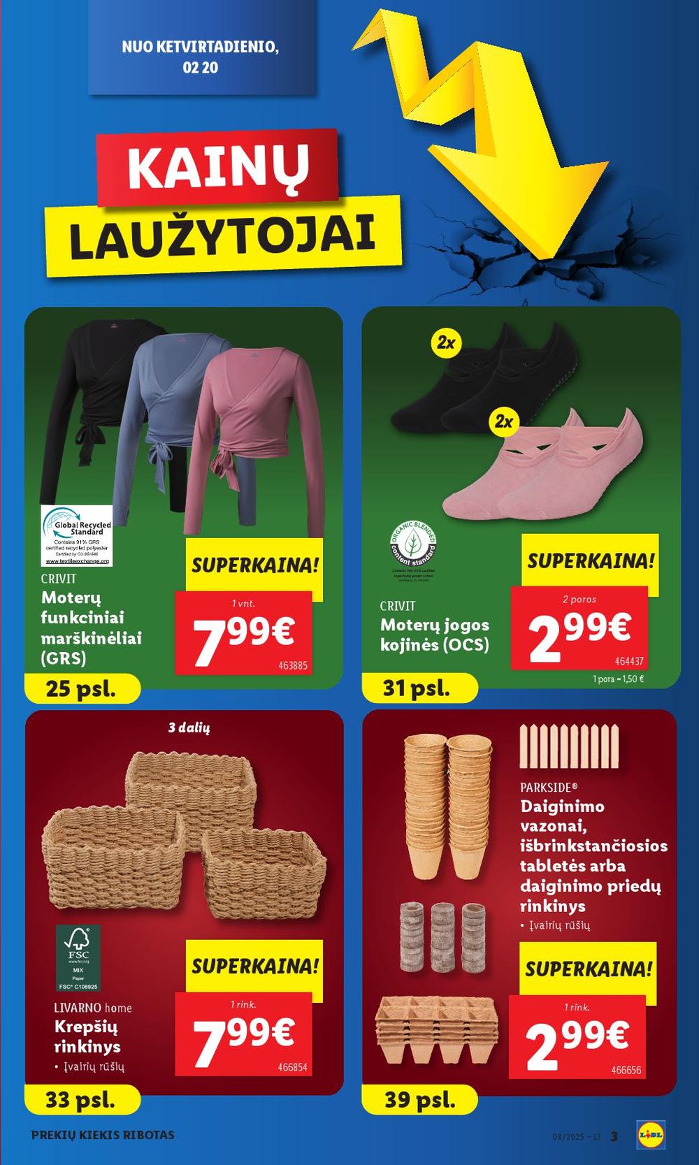 lidl - LIDL - Ne maisto prekių pasiūlymai (2025 02 17 - 2025 02 23) - page: 3