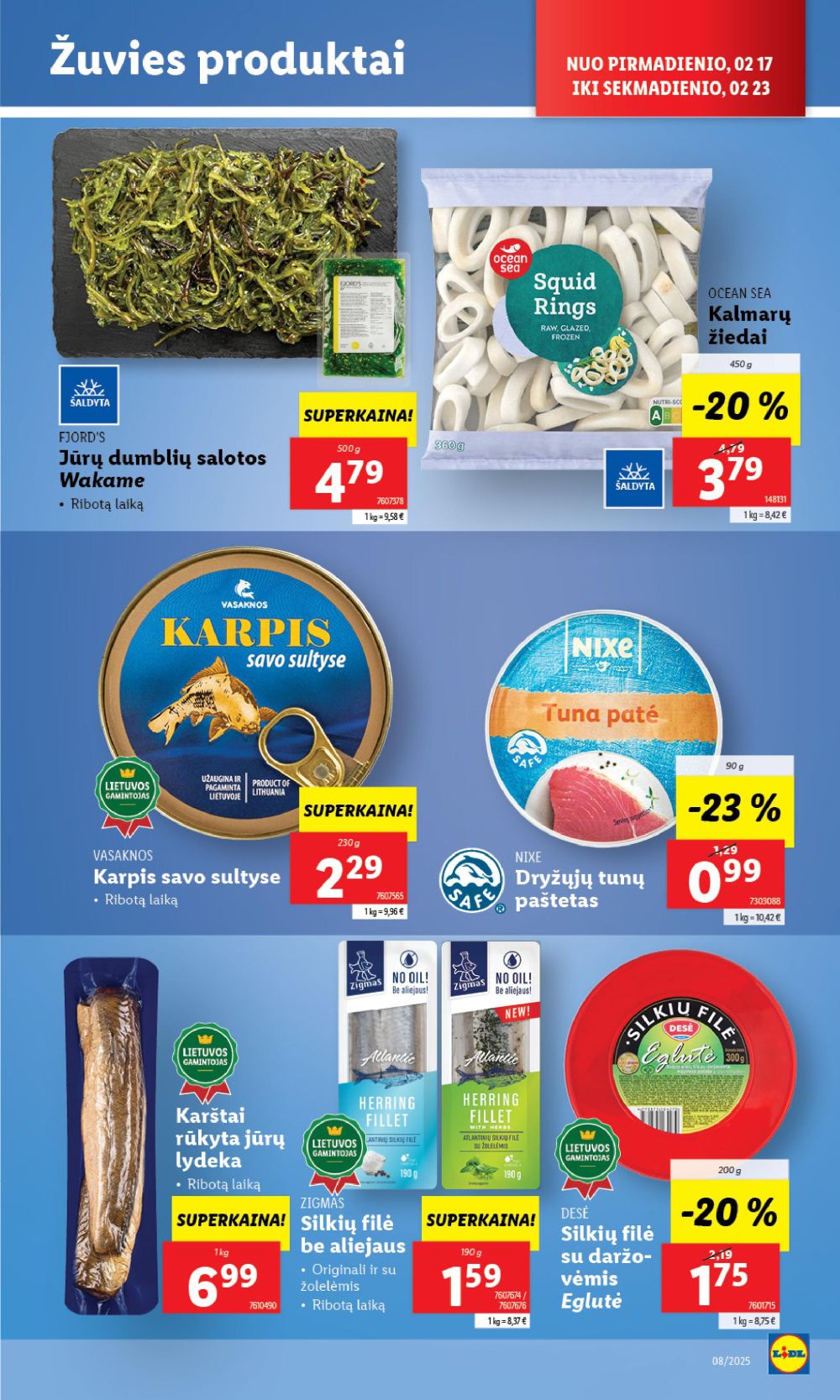 lidl - LIDL - Maisto prekių pasiūlymai (2025 02 20 - 2025 02 23) - page: 43