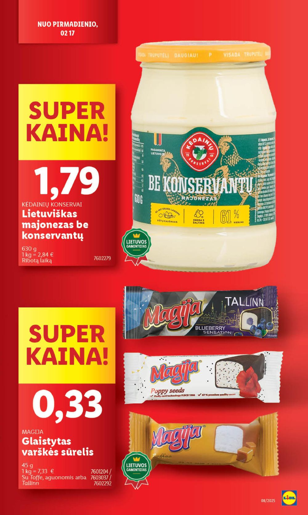 lidl - LIDL - Maisto prekių pasiūlymai (2025 02 20 - 2025 02 23) - page: 26