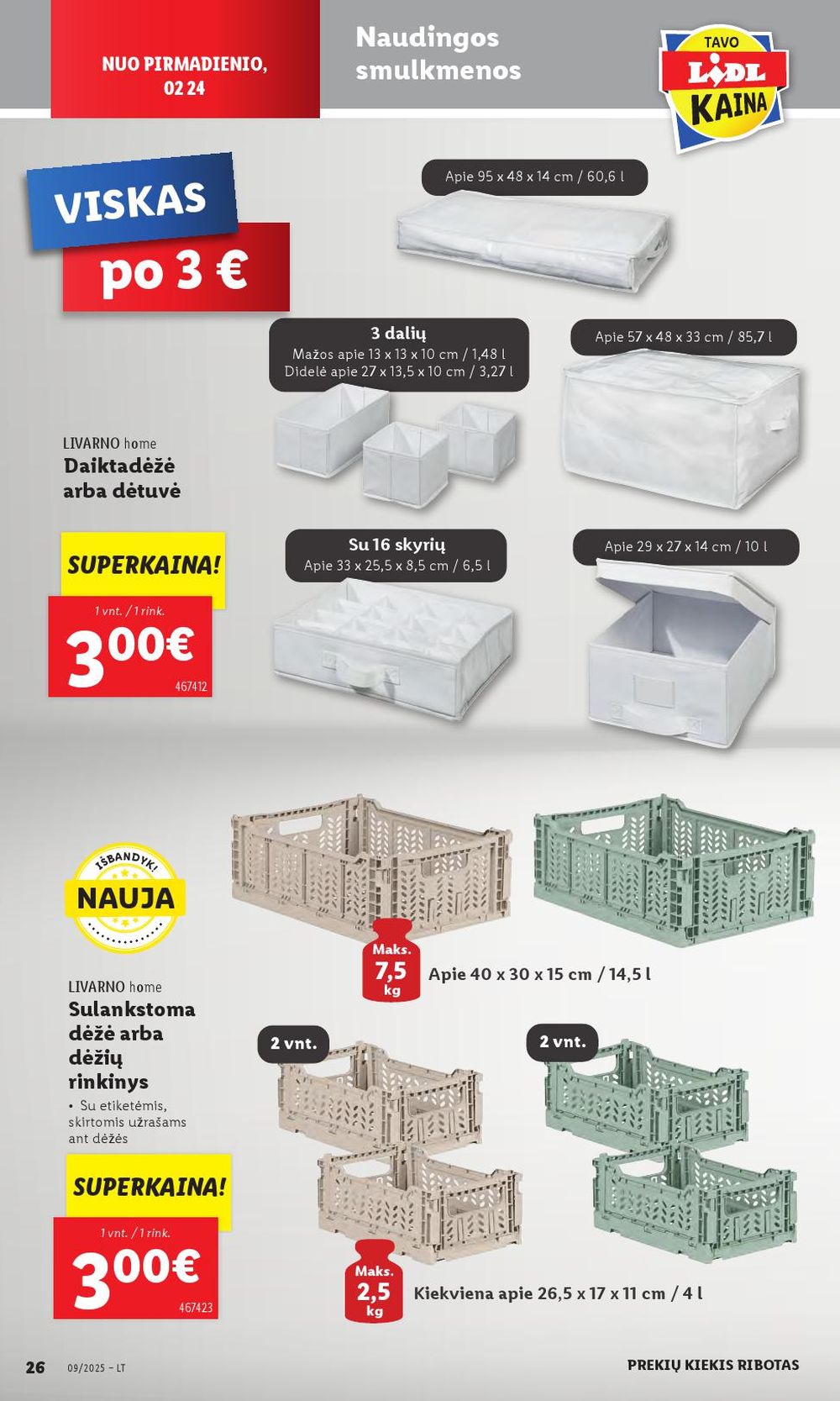 lidl - LIDL - Ne maisto prekių pasiūlymai (2025 02 24 - 2025 03 02) - page: 26