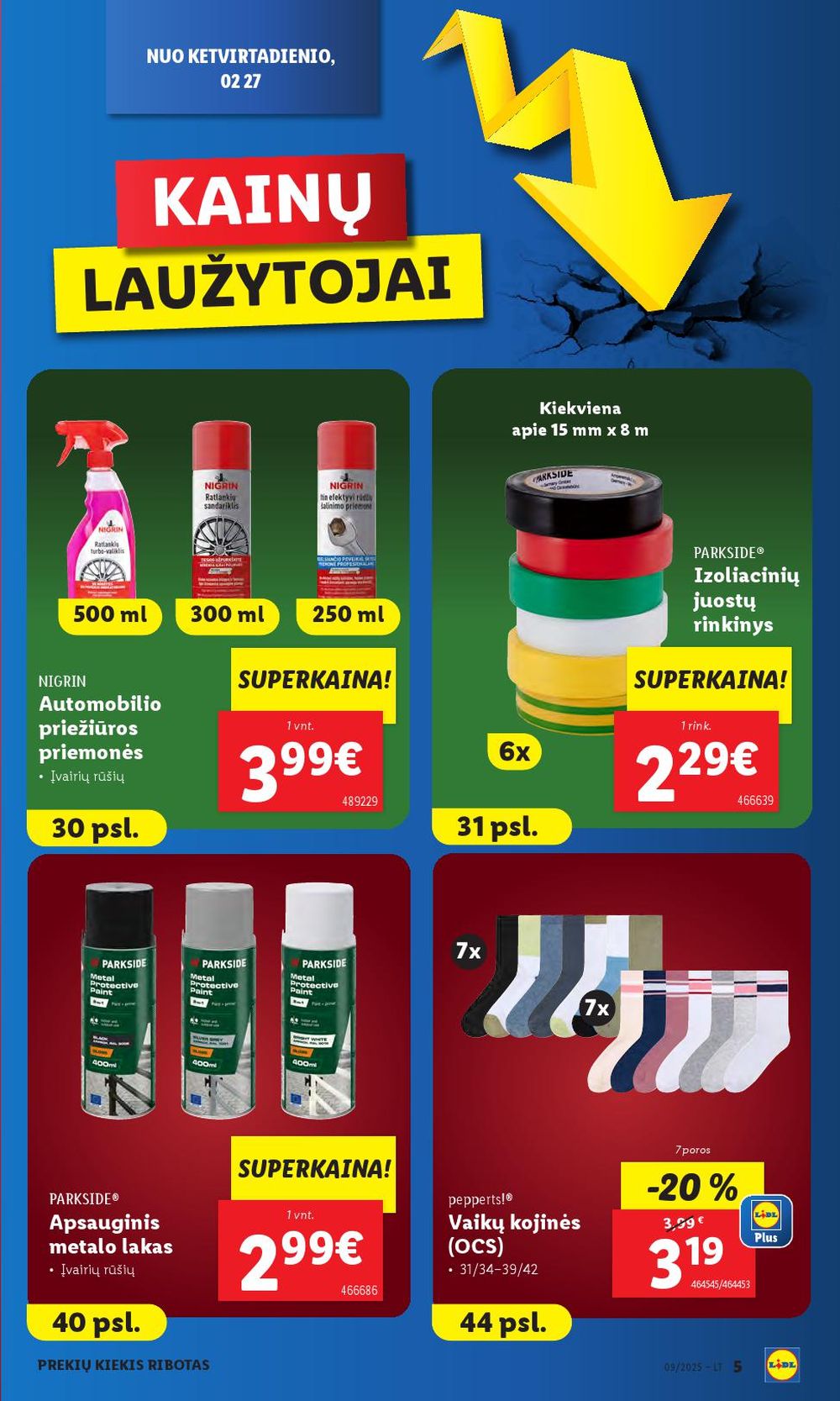 lidl - LIDL - Ne maisto prekių pasiūlymai (2025 02 24 - 2025 03 02) - page: 5