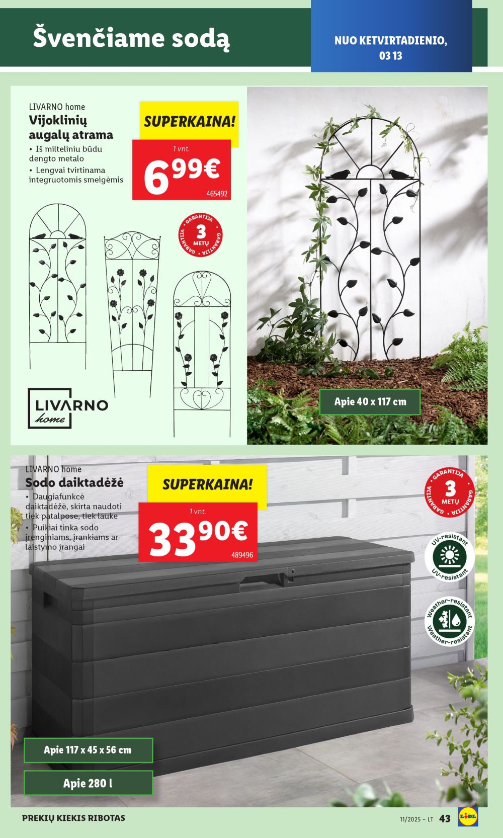 lidl - LIDL - Ne maisto prekių pasiūlymai (2025 03 10 - 2025 03 16) - page: 45 lidl - LIDL - Ne maisto prekių pasiūlymai (2025 03 10 - 2025 03 16) - page: 45