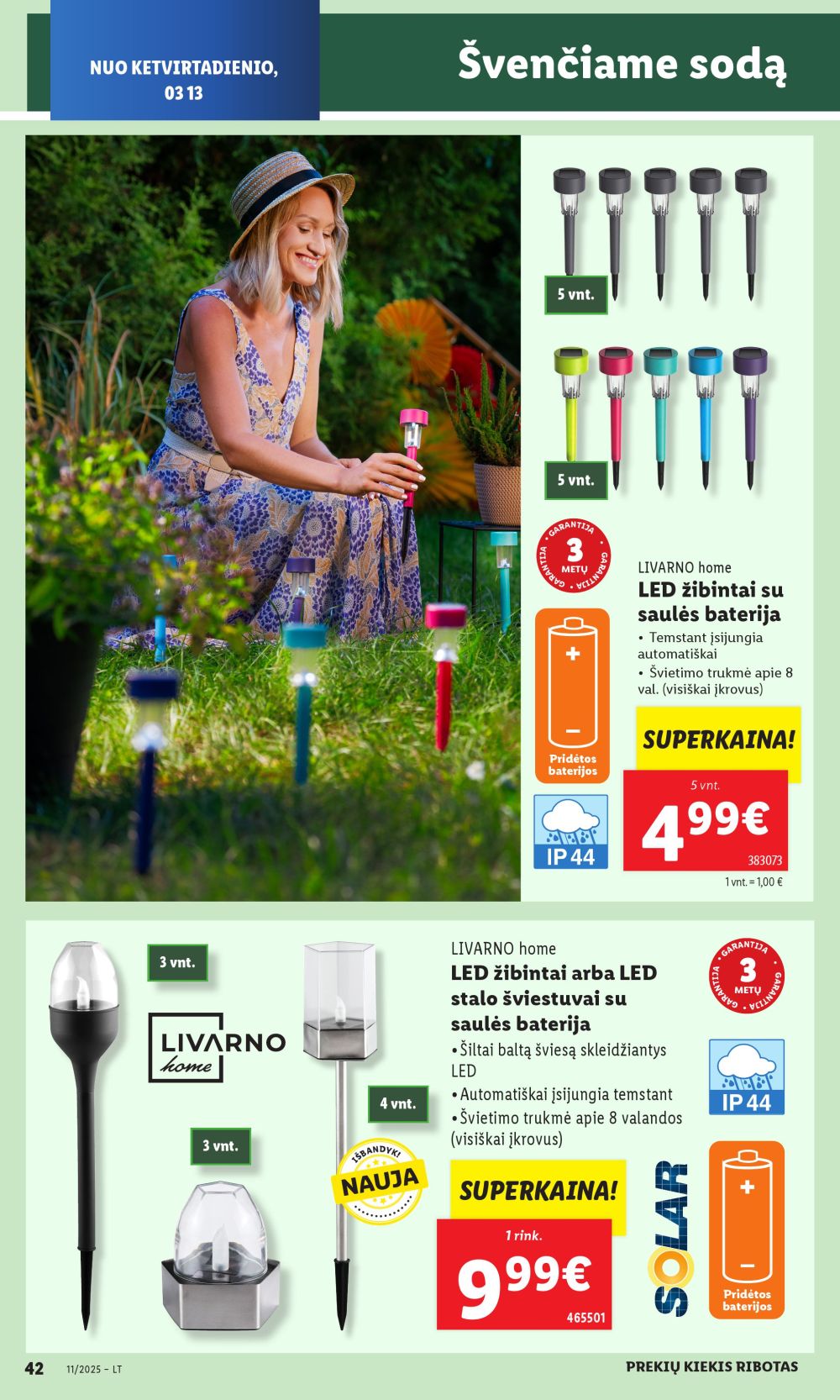lidl - LIDL - Ne maisto prekių pasiūlymai (2025 03 10 - 2025 03 16) - page: 44 lidl - LIDL - Ne maisto prekių pasiūlymai (2025 03 10 - 2025 03 16) - page: 44