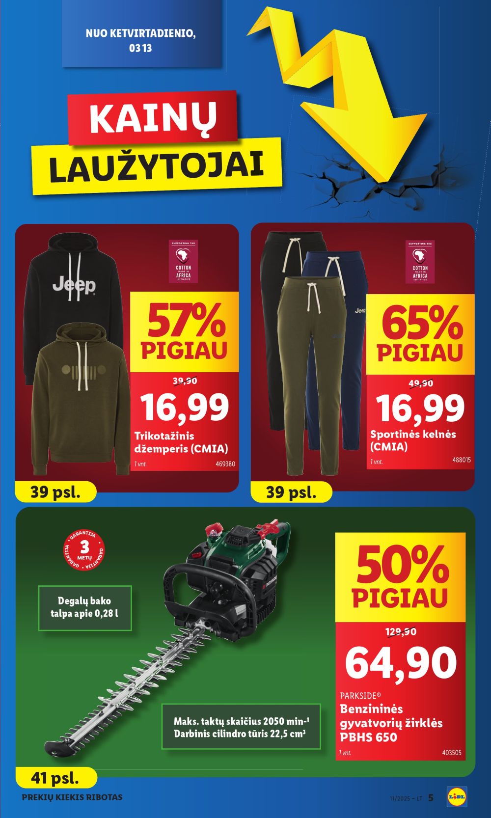 lidl - LIDL - Ne maisto prekių pasiūlymai (2025 03 10 - 2025 03 16) - page: 5 lidl - LIDL - Ne maisto prekių pasiūlymai (2025 03 10 - 2025 03 16) - page: 5