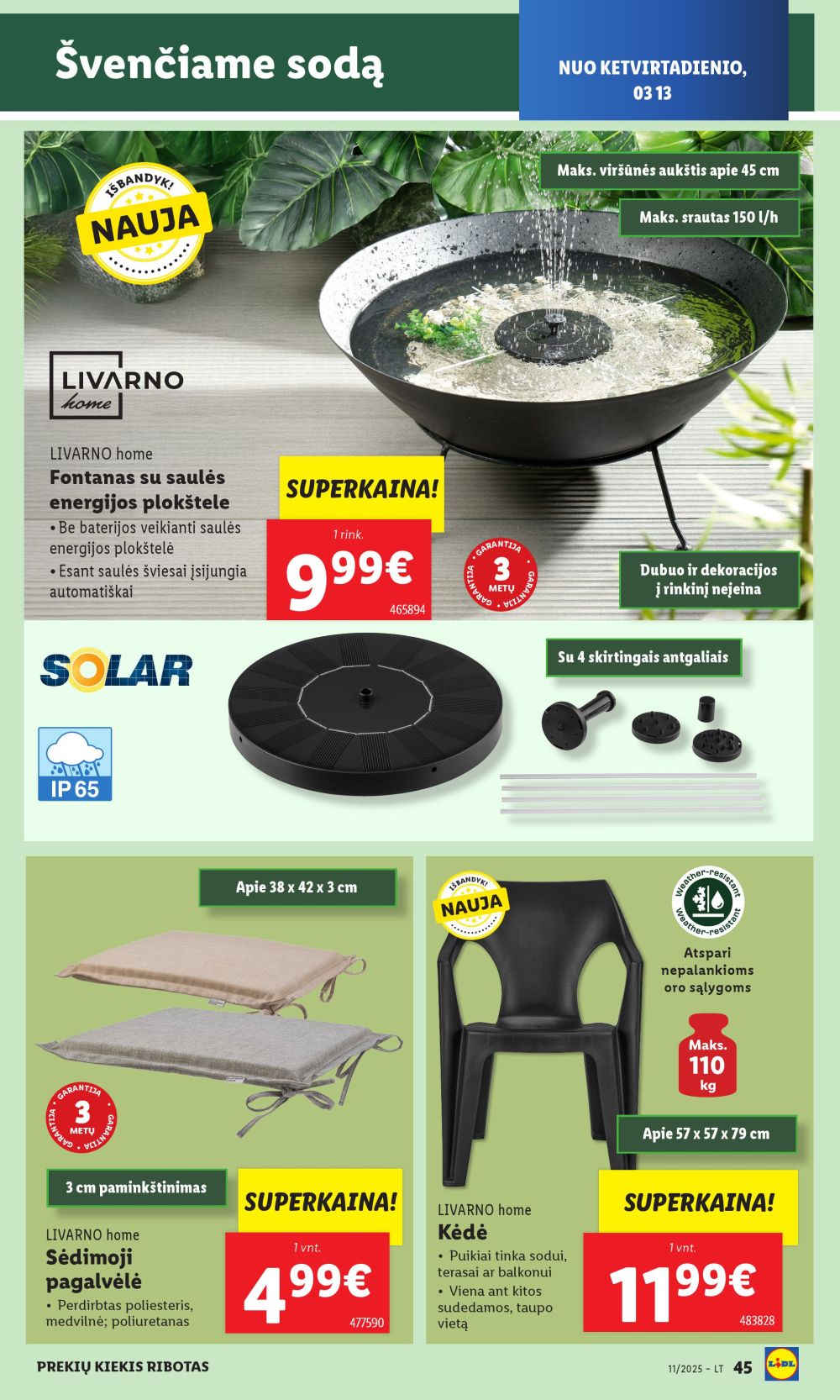 lidl - LIDL - Ne maisto prekių pasiūlymai (2025 03 10 - 2025 03 16) - page: 47 lidl - LIDL - Ne maisto prekių pasiūlymai (2025 03 10 - 2025 03 16) - page: 47