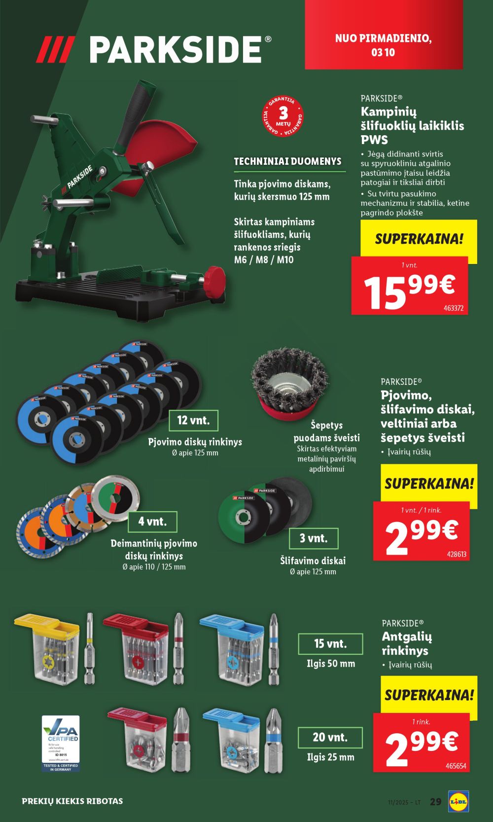 lidl - LIDL - Ne maisto prekių pasiūlymai (2025 03 10 - 2025 03 16) - page: 29 lidl - LIDL - Ne maisto prekių pasiūlymai (2025 03 10 - 2025 03 16) - page: 29