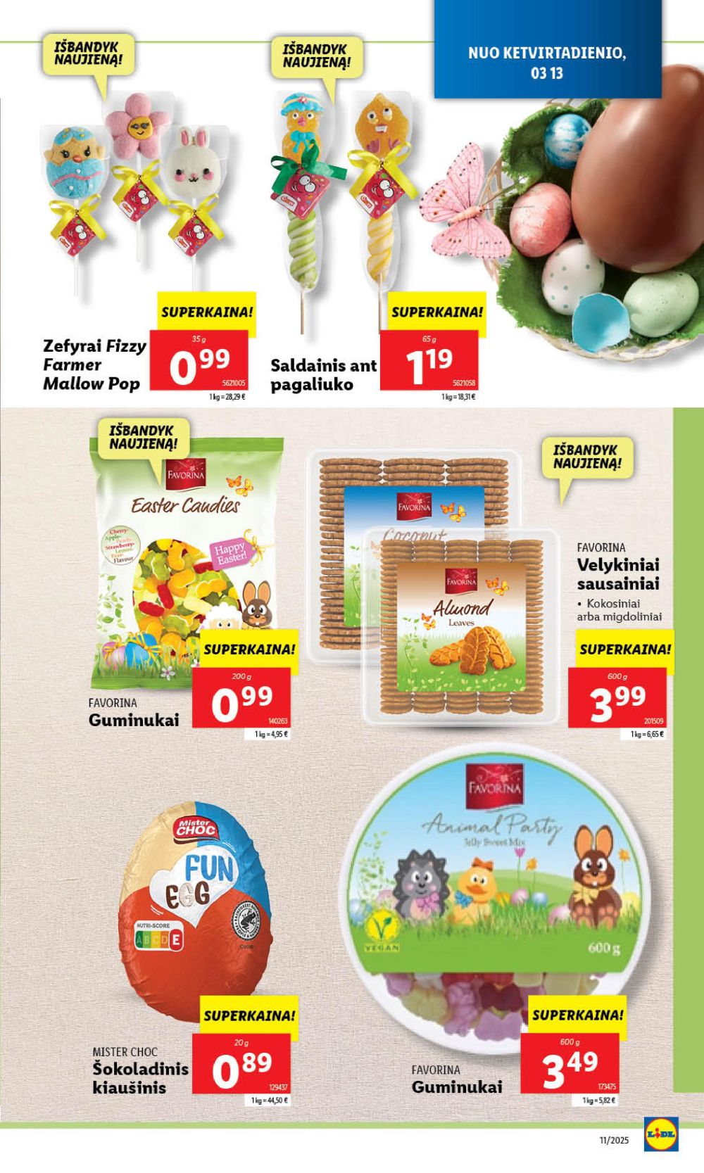 lidl - LIDL - Maisto prekių pasiūlymai (2025 03 13 - 2025 03 16) - page: 13