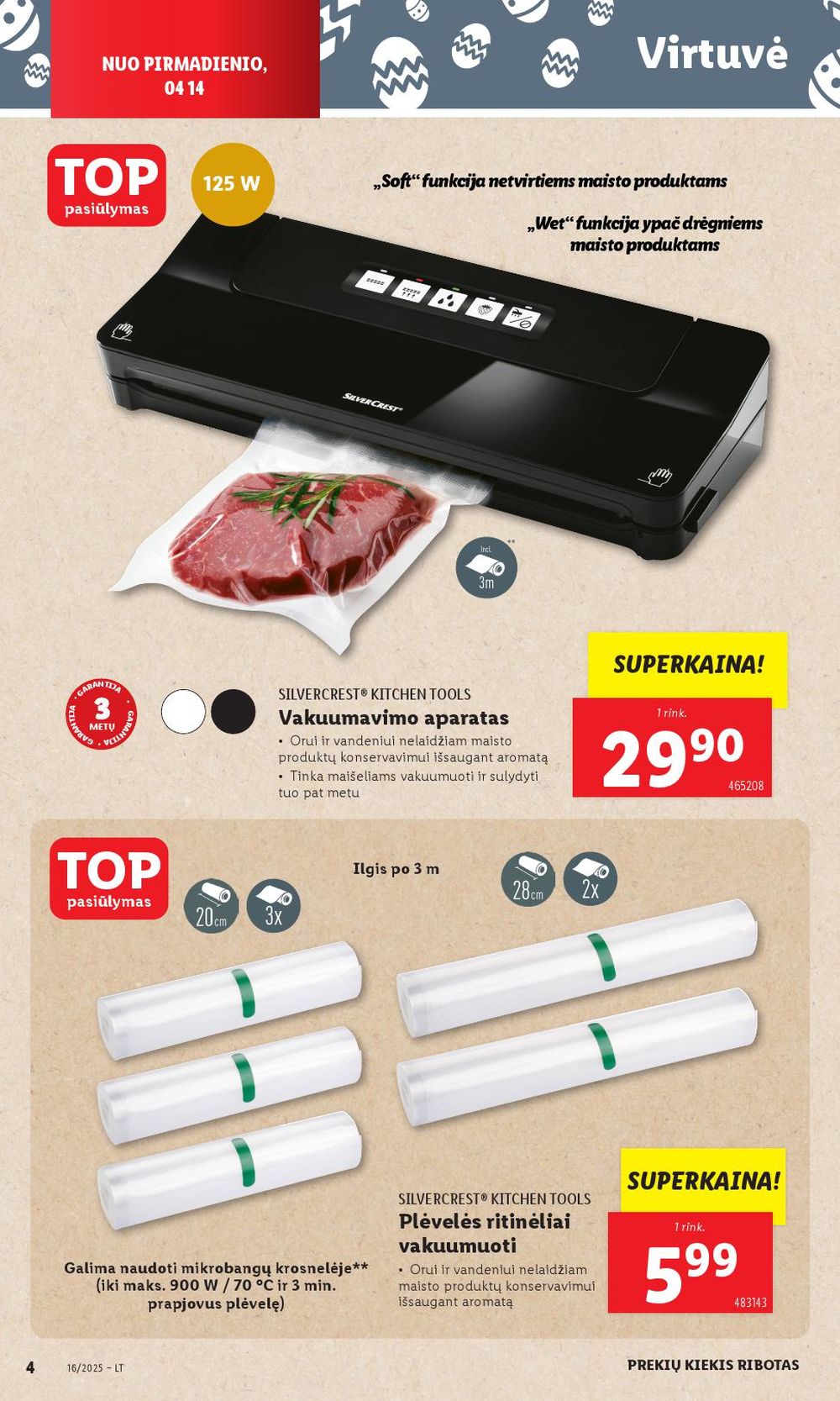 lidl - LIDL - Ne maisto prekių pasiūlymai (2025 04 14 - 2025 04 19) - page: 4