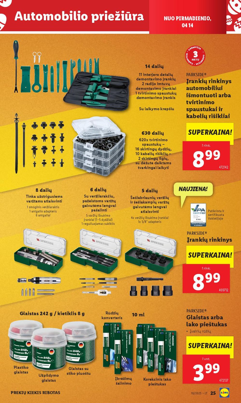 lidl - LIDL - Ne maisto prekių pasiūlymai (2025 04 14 - 2025 04 19) - page: 25