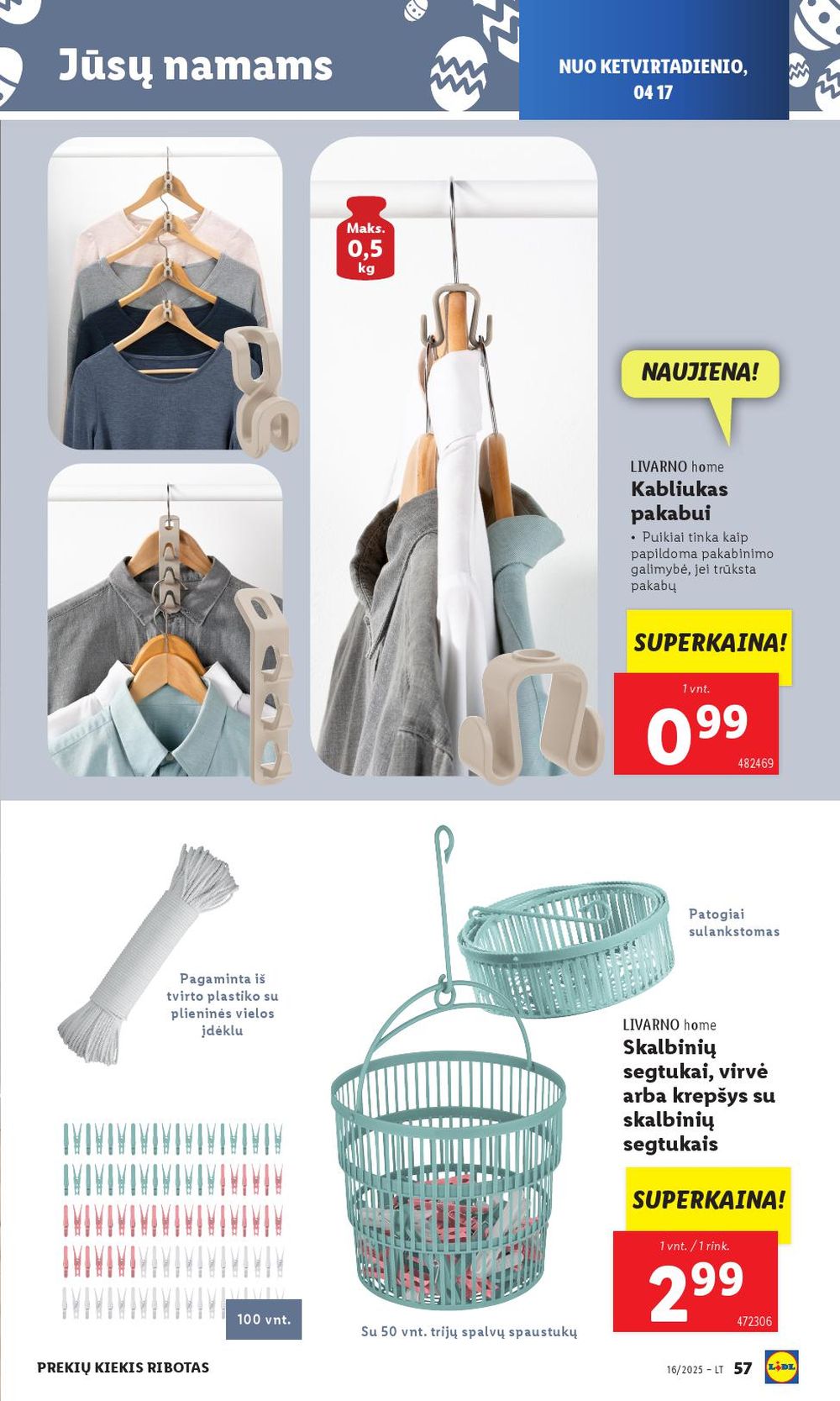 lidl - LIDL - Ne maisto prekių pasiūlymai (2025 04 14 - 2025 04 19) - page: 51