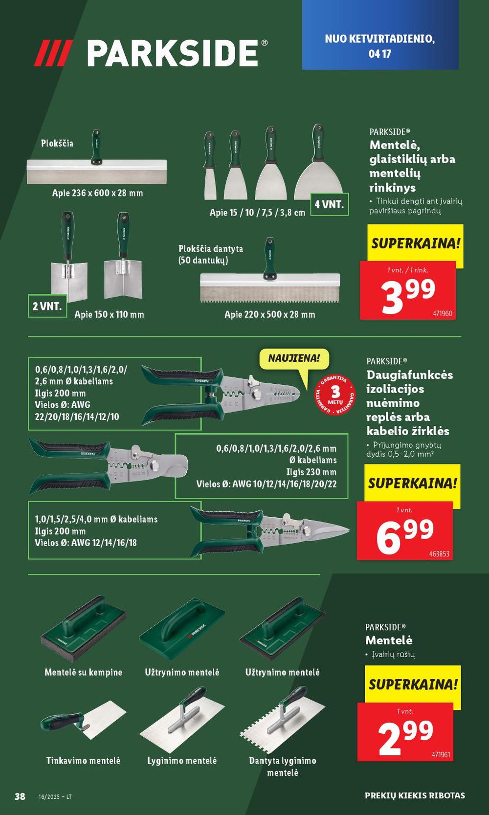 lidl - LIDL - Ne maisto prekių pasiūlymai (2025 04 14 - 2025 04 19) - page: 32
