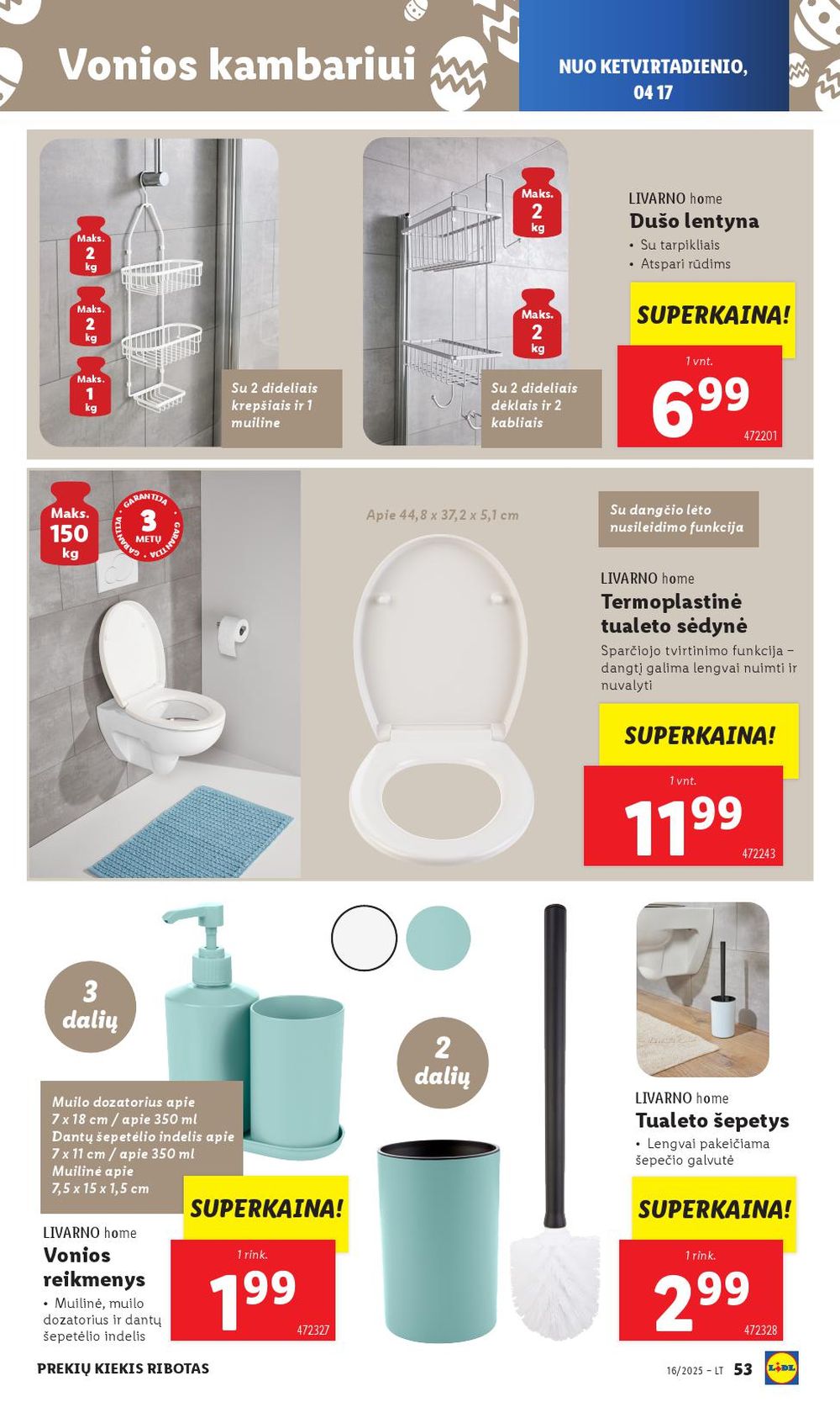lidl - LIDL - Ne maisto prekių pasiūlymai (2025 04 14 - 2025 04 19) - page: 47