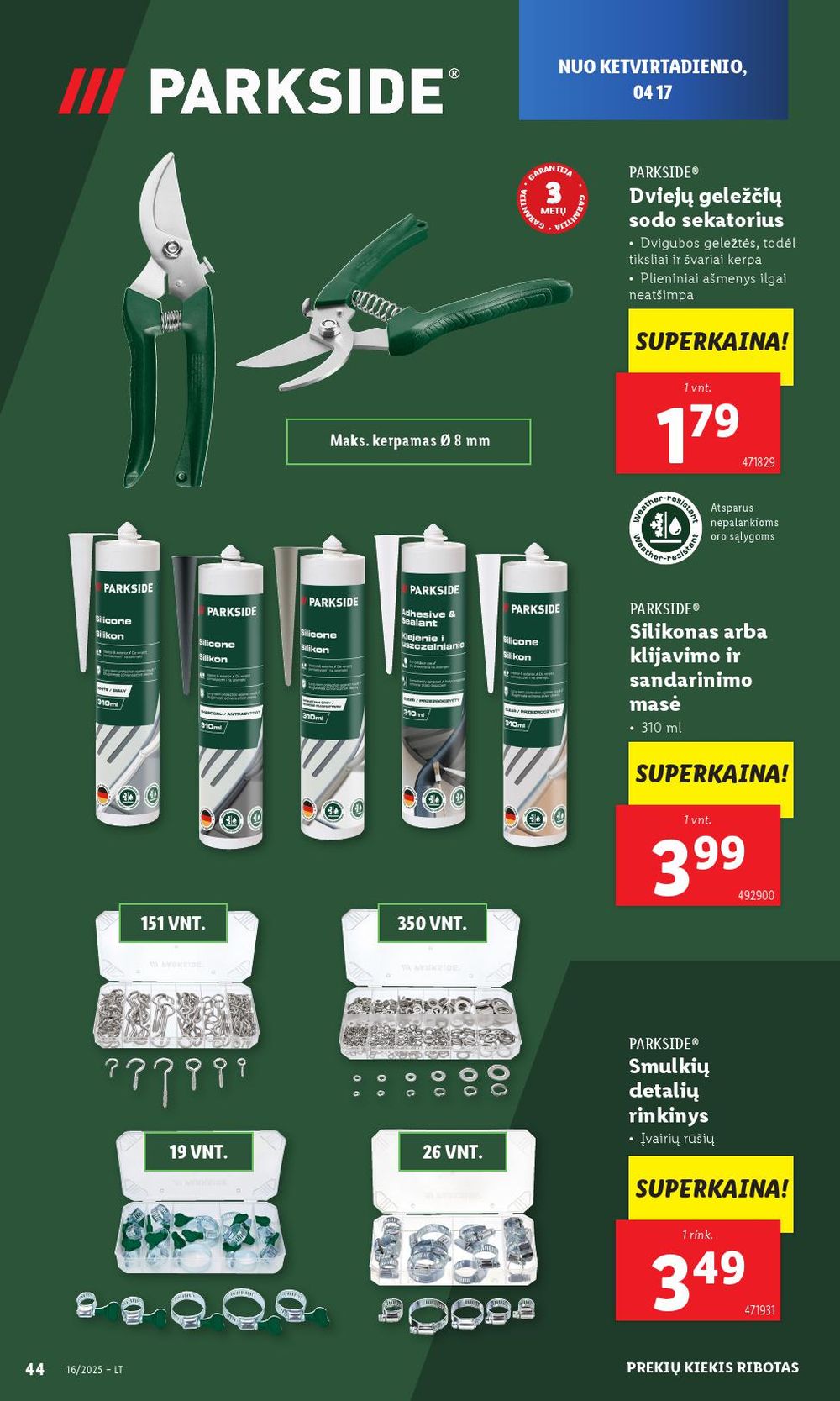 lidl - LIDL - Ne maisto prekių pasiūlymai (2025 04 14 - 2025 04 19) - page: 38