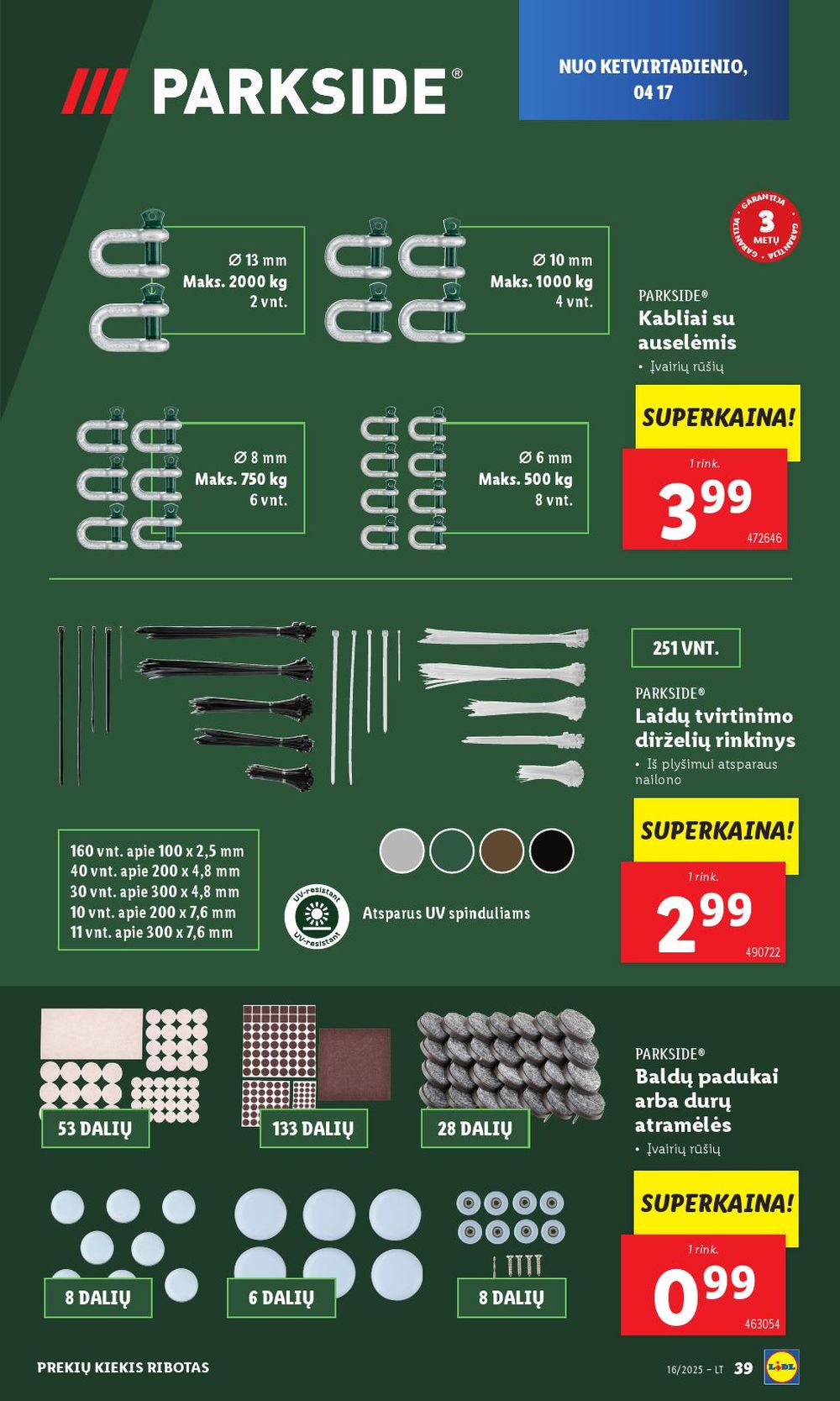 lidl - LIDL - Ne maisto prekių pasiūlymai (2025 04 14 - 2025 04 19) - page: 33