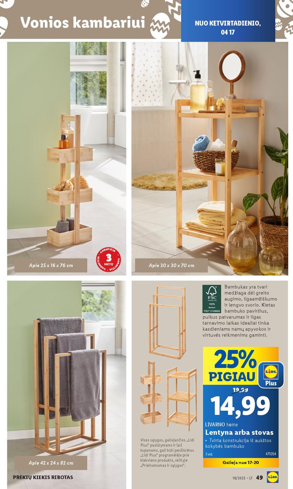 lidl - LIDL - Ne maisto prekių pasiūlymai (2025 04 14 - 2025 04 19) - page: 43