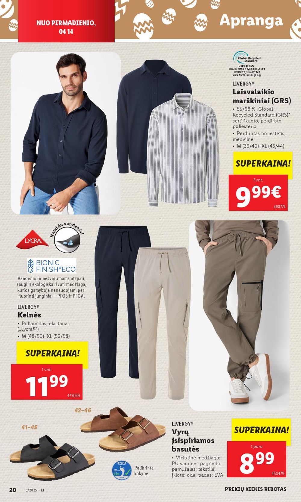 lidl - LIDL - Ne maisto prekių pasiūlymai (2025 04 14 - 2025 04 19) - page: 20