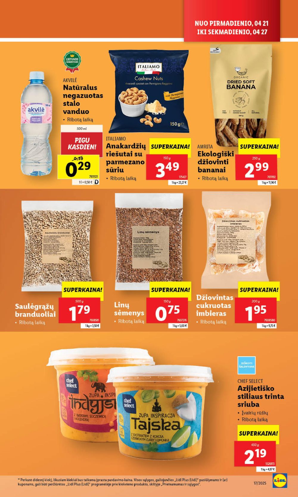 lidl - LIDL - Maisto prekių pasiūlymai (2025 04 24 - 2025 04 27) - page: 39 lidl - LIDL - Maisto prekių pasiūlymai (2025 04 24 - 2025 04 27) - page: 39