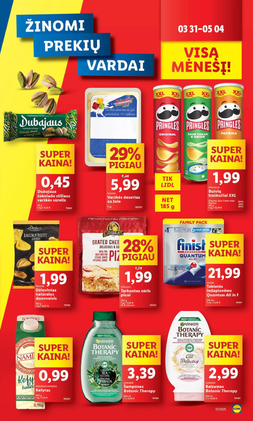 lidl - LIDL - Maisto prekių pasiūlymai (2025 04 24 - 2025 04 27) - page: 17 lidl - LIDL - Maisto prekių pasiūlymai (2025 04 24 - 2025 04 27) - page: 17