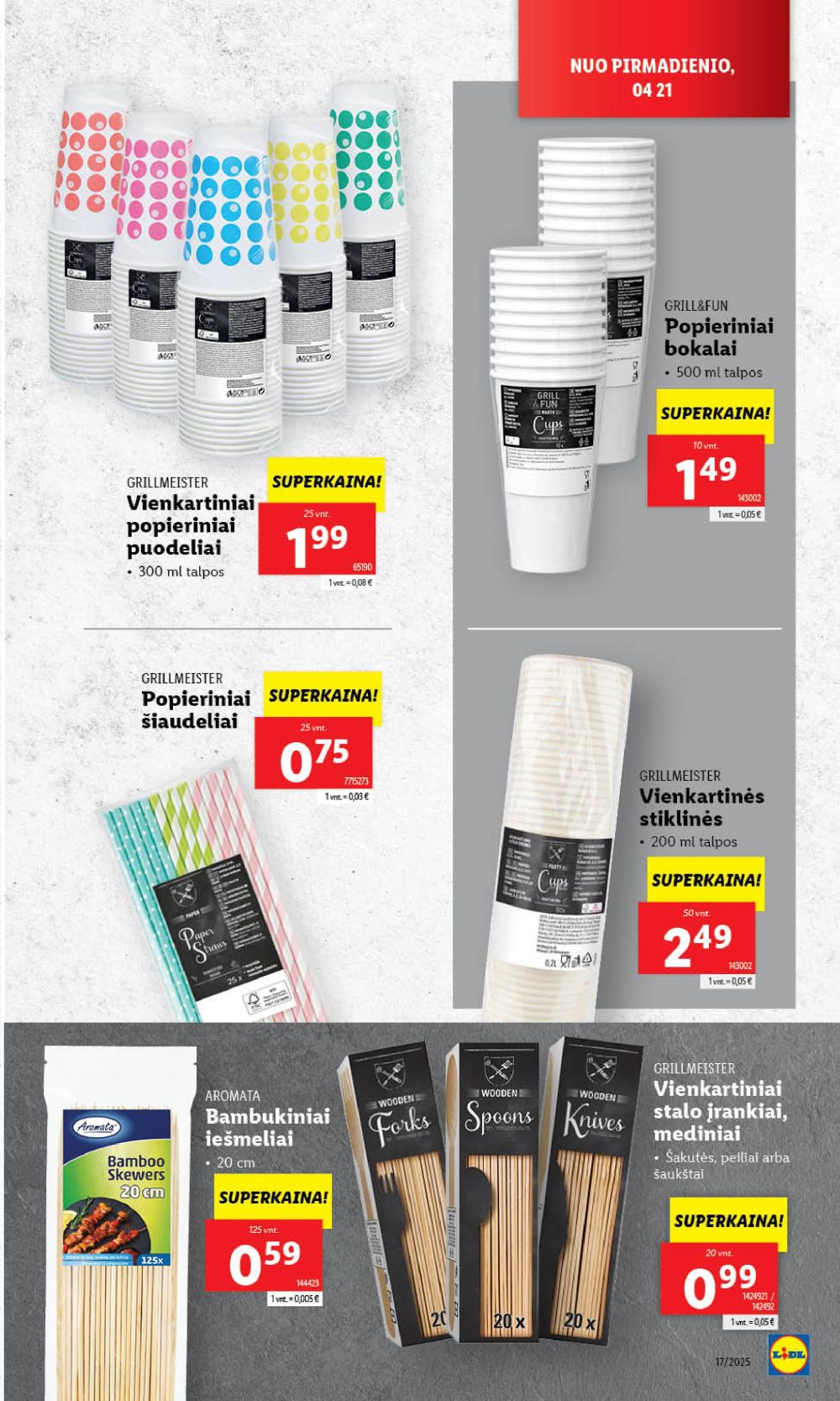 lidl - LIDL - Maisto prekių pasiūlymai (2025 04 24 - 2025 04 27) - page: 47 lidl - LIDL - Maisto prekių pasiūlymai (2025 04 24 - 2025 04 27) - page: 47