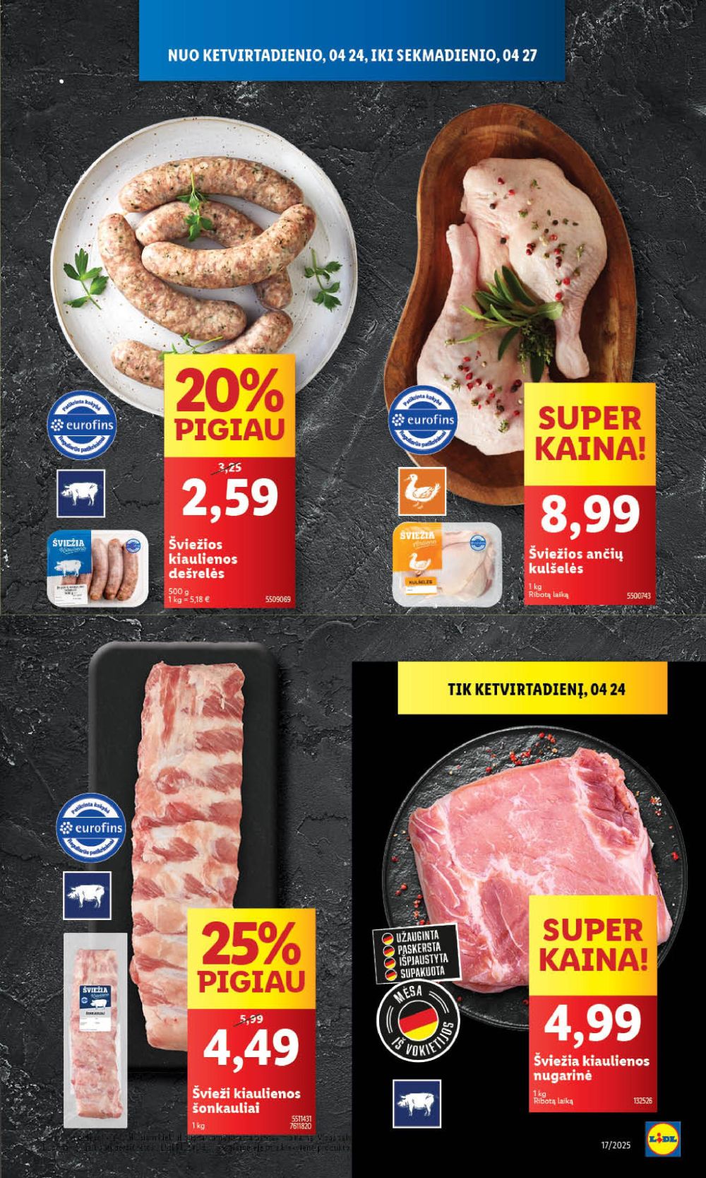 lidl - LIDL - Maisto prekių pasiūlymai (2025 04 24 - 2025 04 27) - page: 6 lidl - LIDL - Maisto prekių pasiūlymai (2025 04 24 - 2025 04 27) - page: 6