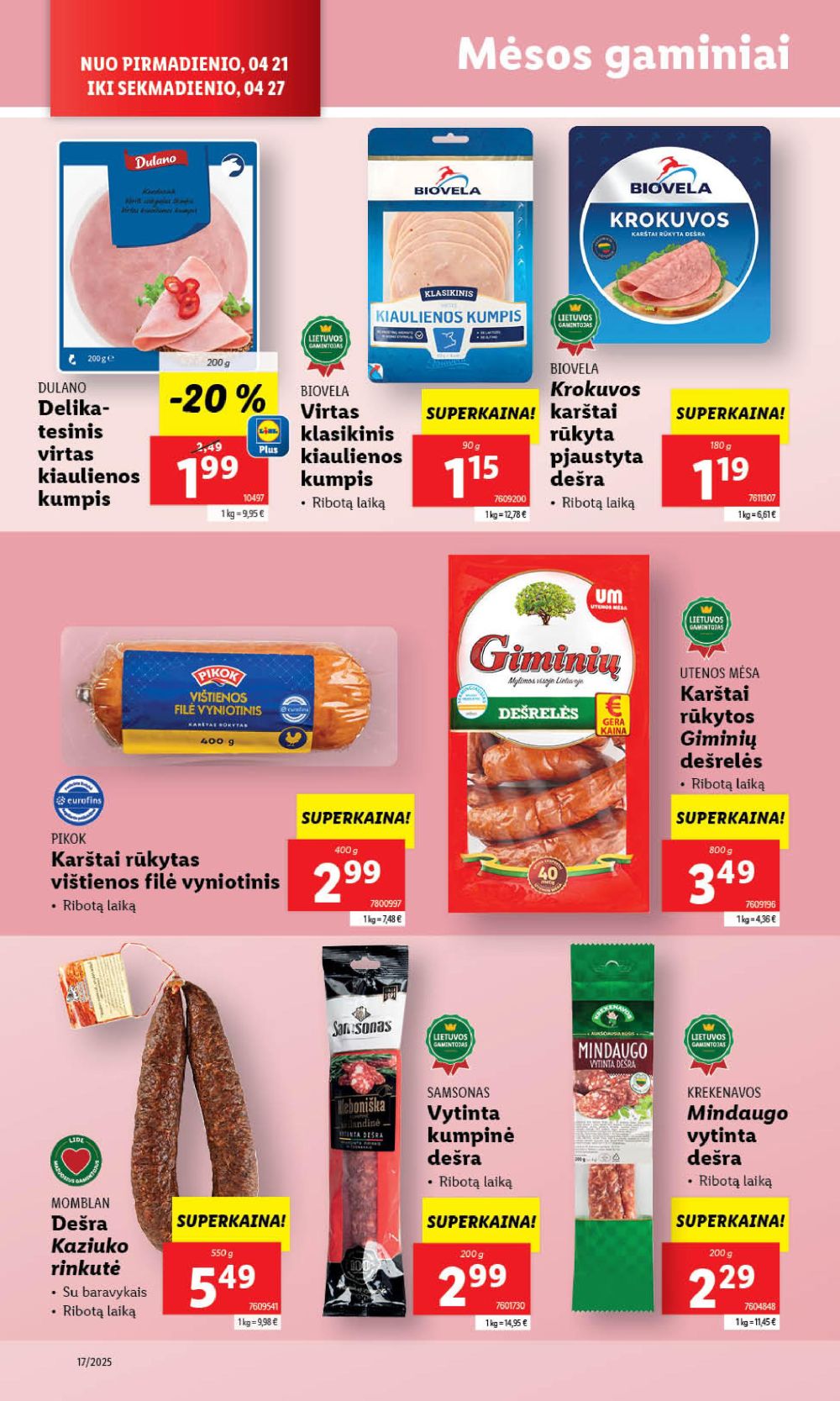 lidl - LIDL - Maisto prekių pasiūlymai (2025 04 24 - 2025 04 27) - page: 36 lidl - LIDL - Maisto prekių pasiūlymai (2025 04 24 - 2025 04 27) - page: 36