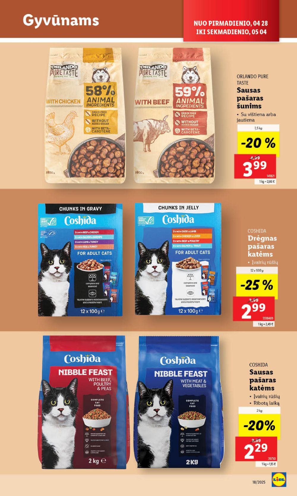 lidl - LIDL - Maisto prekių pasiūlymai (2025 04 28 - 2025 05 04) - page: 20 lidl - LIDL - Maisto prekių pasiūlymai (2025 04 28 - 2025 05 04) - page: 20