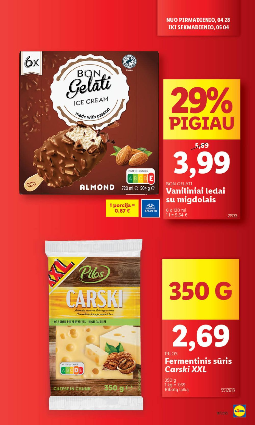 lidl - LIDL - Maisto prekių pasiūlymai (2025 04 28 - 2025 05 04) - page: 22 lidl - LIDL - Maisto prekių pasiūlymai (2025 04 28 - 2025 05 04) - page: 22